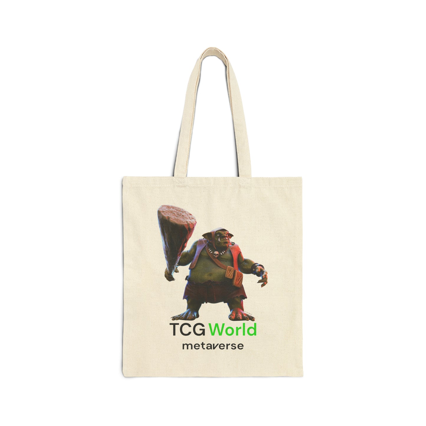 Ogrumm - TCG World Metaverse Sprite Canvas Tote Bag