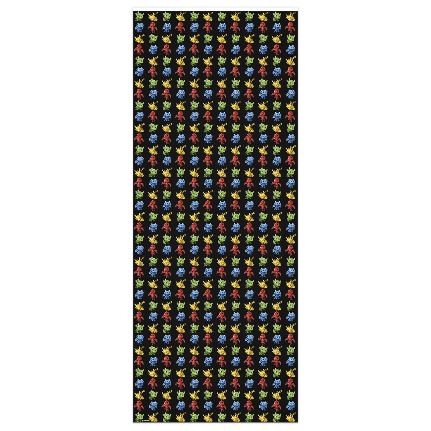 TCG World Wrapping Paper - Baby Dragons (Black)