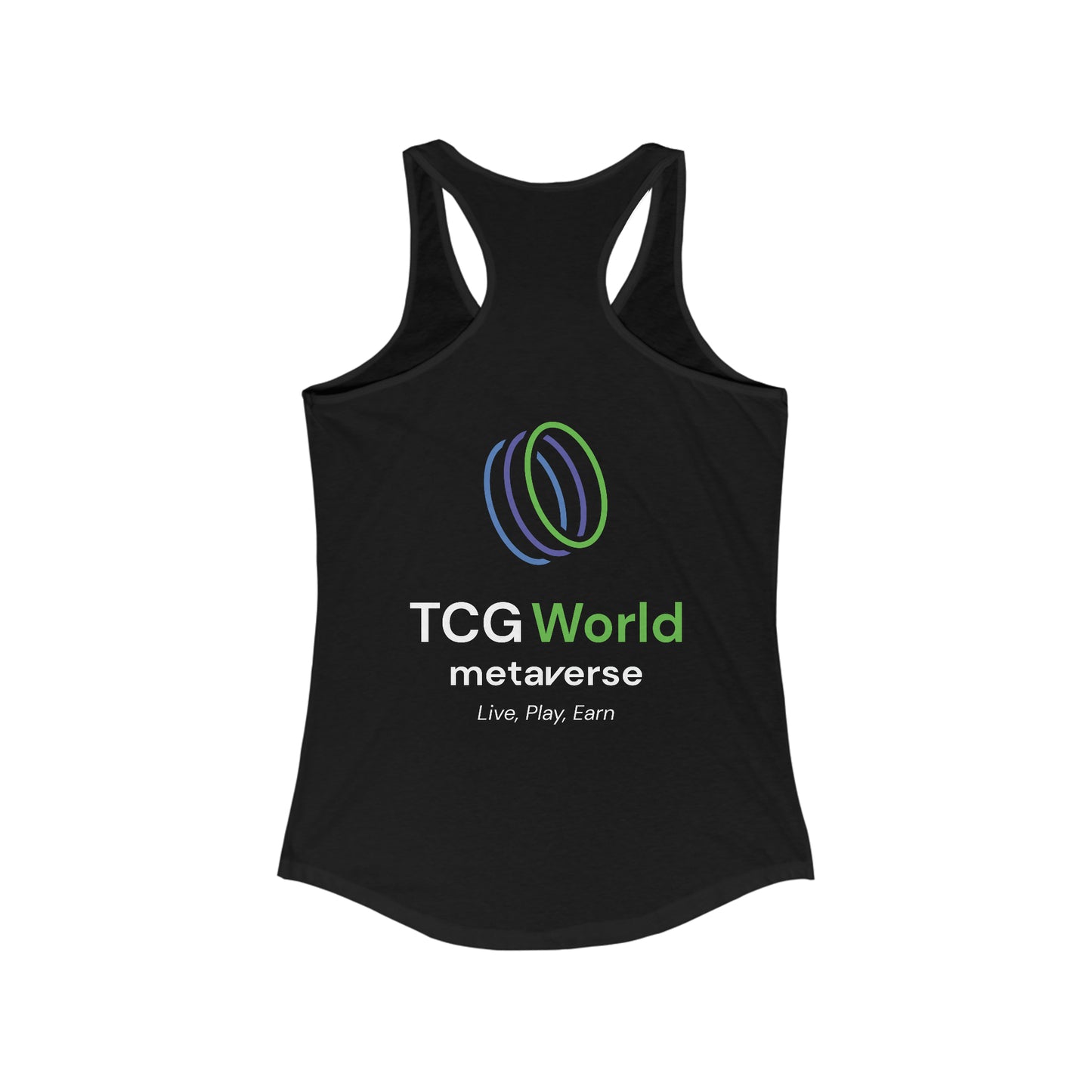 Aifos The Goddess Guardian of the Metaverse Women's Ideal Racerback Tank Top Shirt
