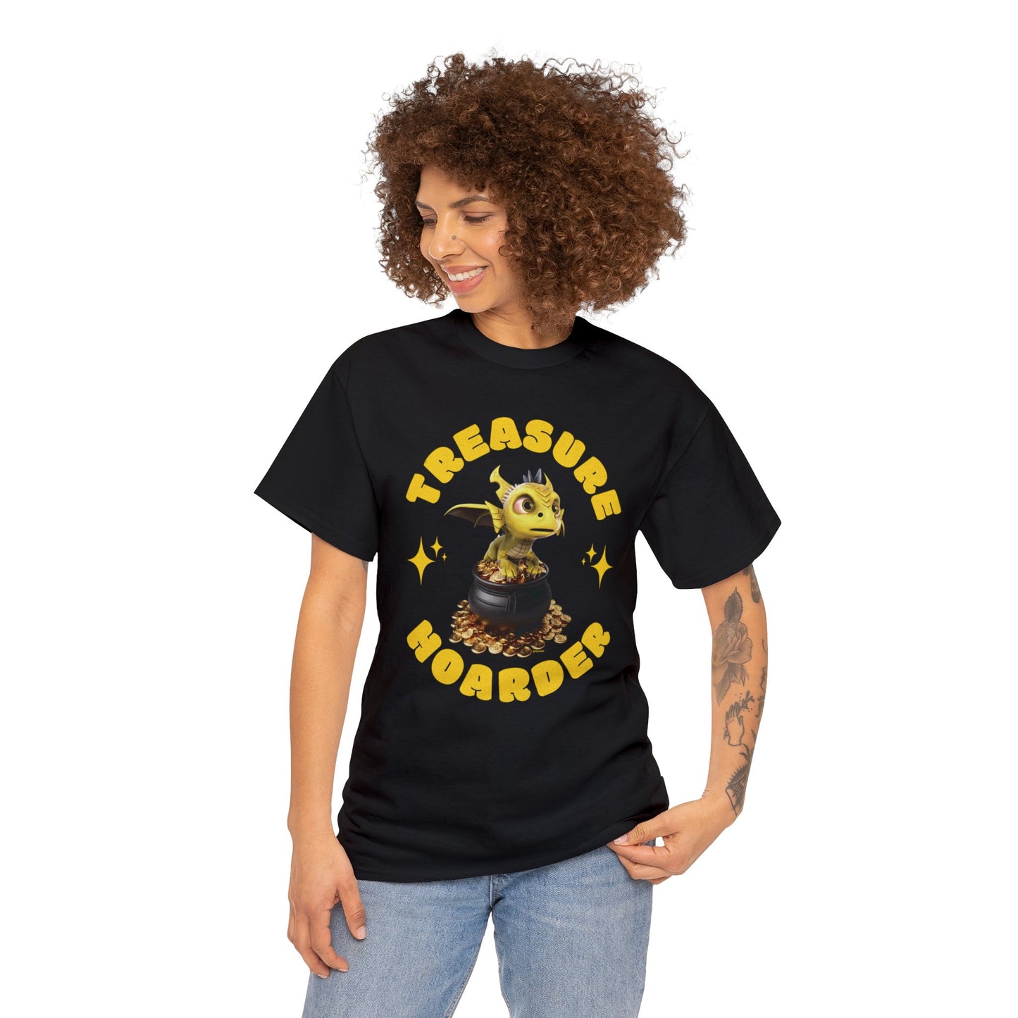 Treasure Hoarder Phaedra Saint Patrick's Day Adult Unisex Heavy Cotton Tee