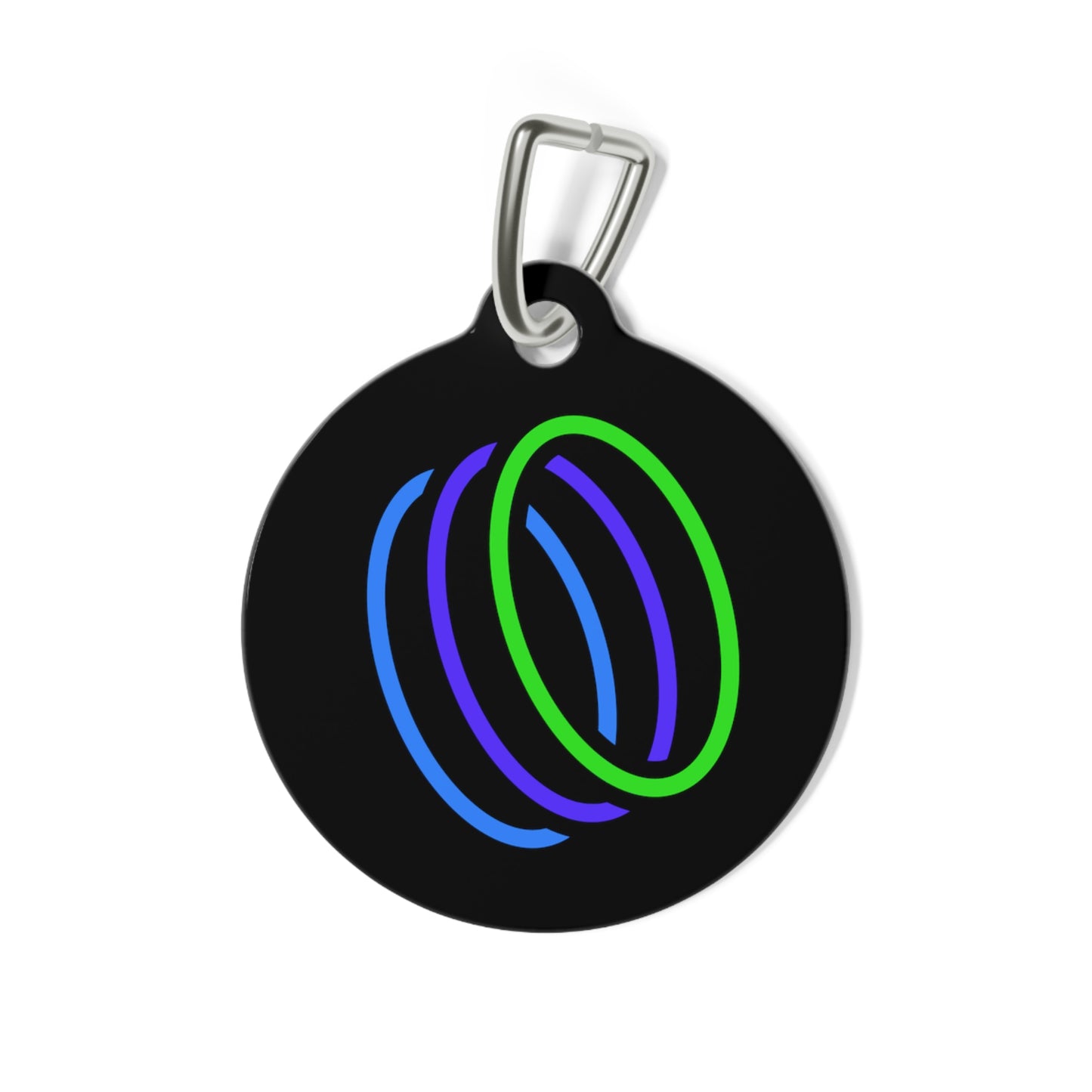 TCG World Metaverse Pet Gear - Pet Tag for Cats or Dogs (Black)