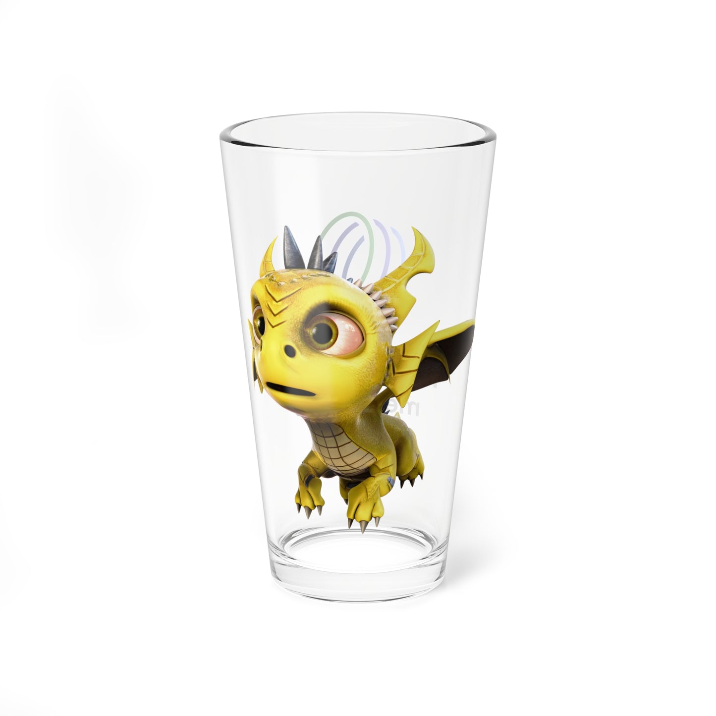 Phaedra the Adorable Baby Dragon, TCG World Tall Serving Glass, 16oz