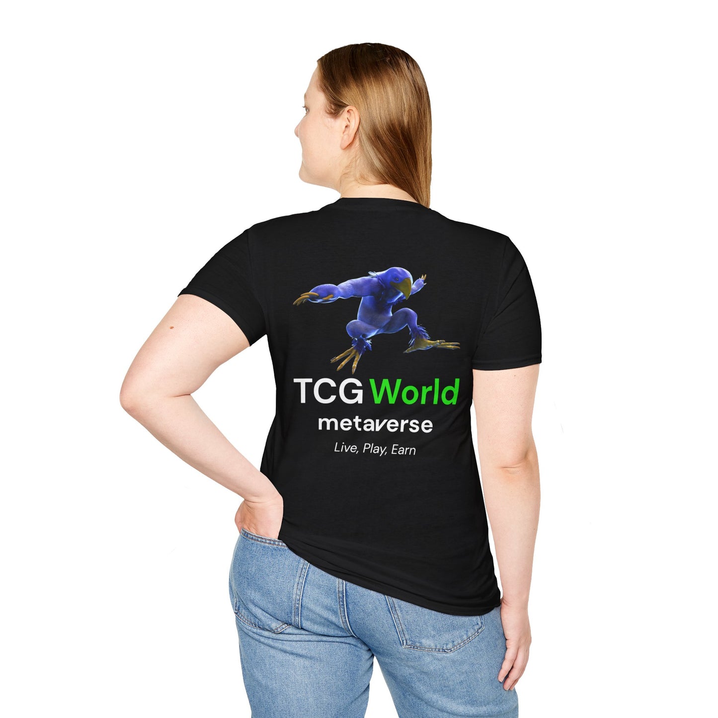 Vulclash - TCG World Metaverse Sprite Unisex Adult Softstyle T-Shirt