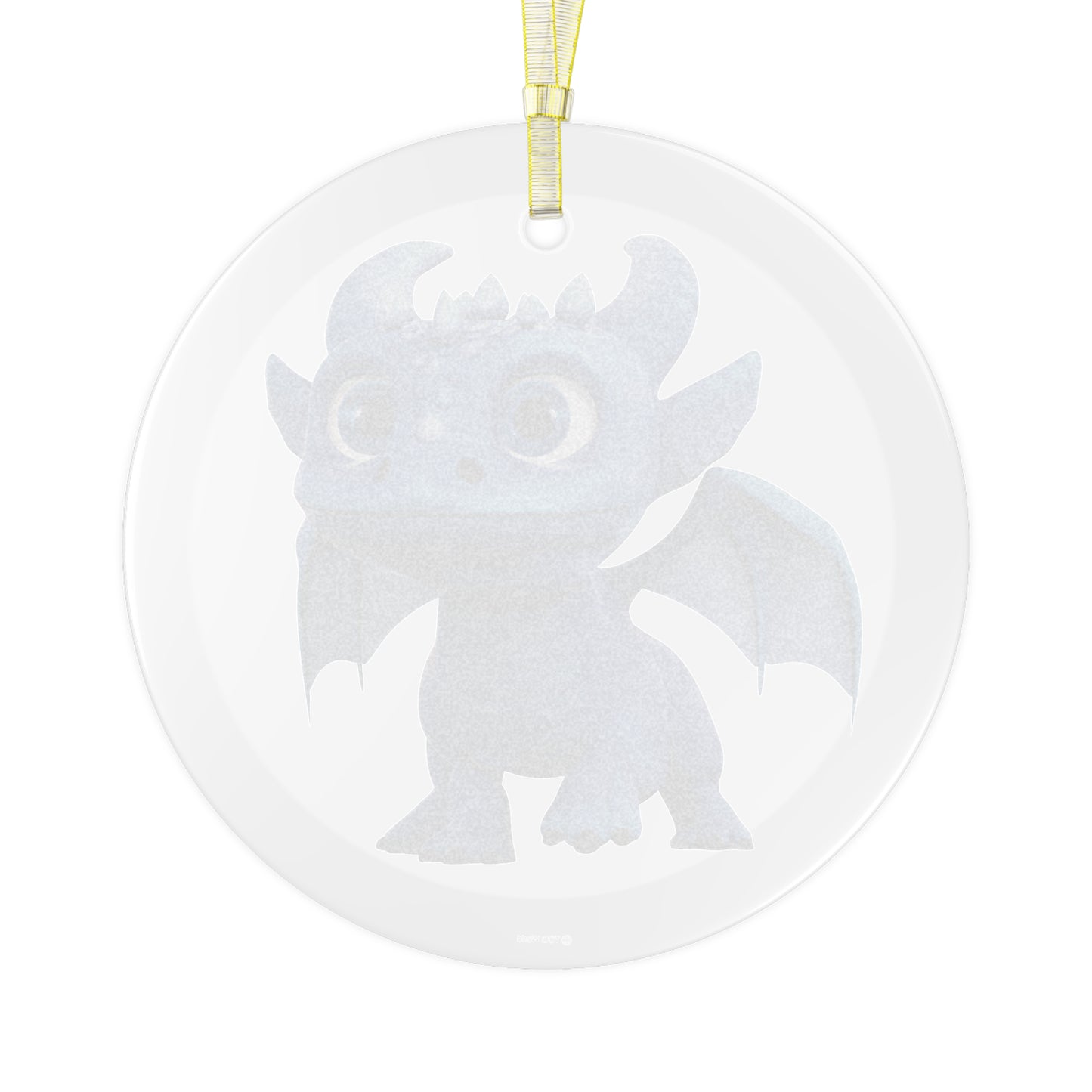 Baby Boreas Dragon Glass Ornament