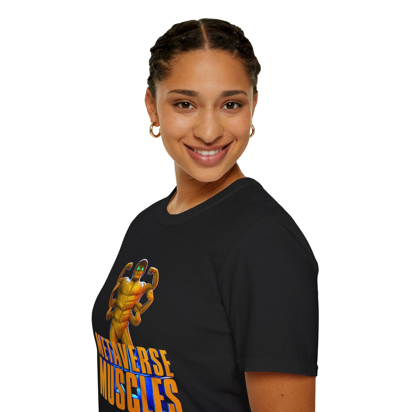 Helmix Metaverse Muscles - TCG World Metaverse Unisex Adult Softstyle T-Shirt