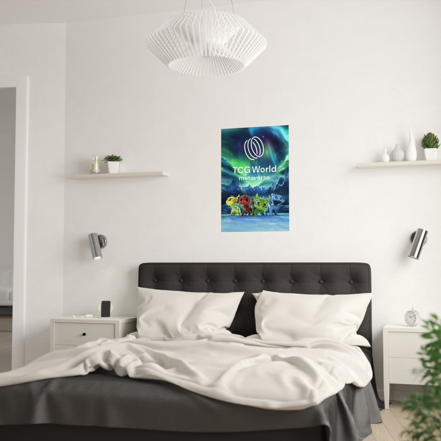 TCG World Baby Dragons Satin Poster (White Logo)