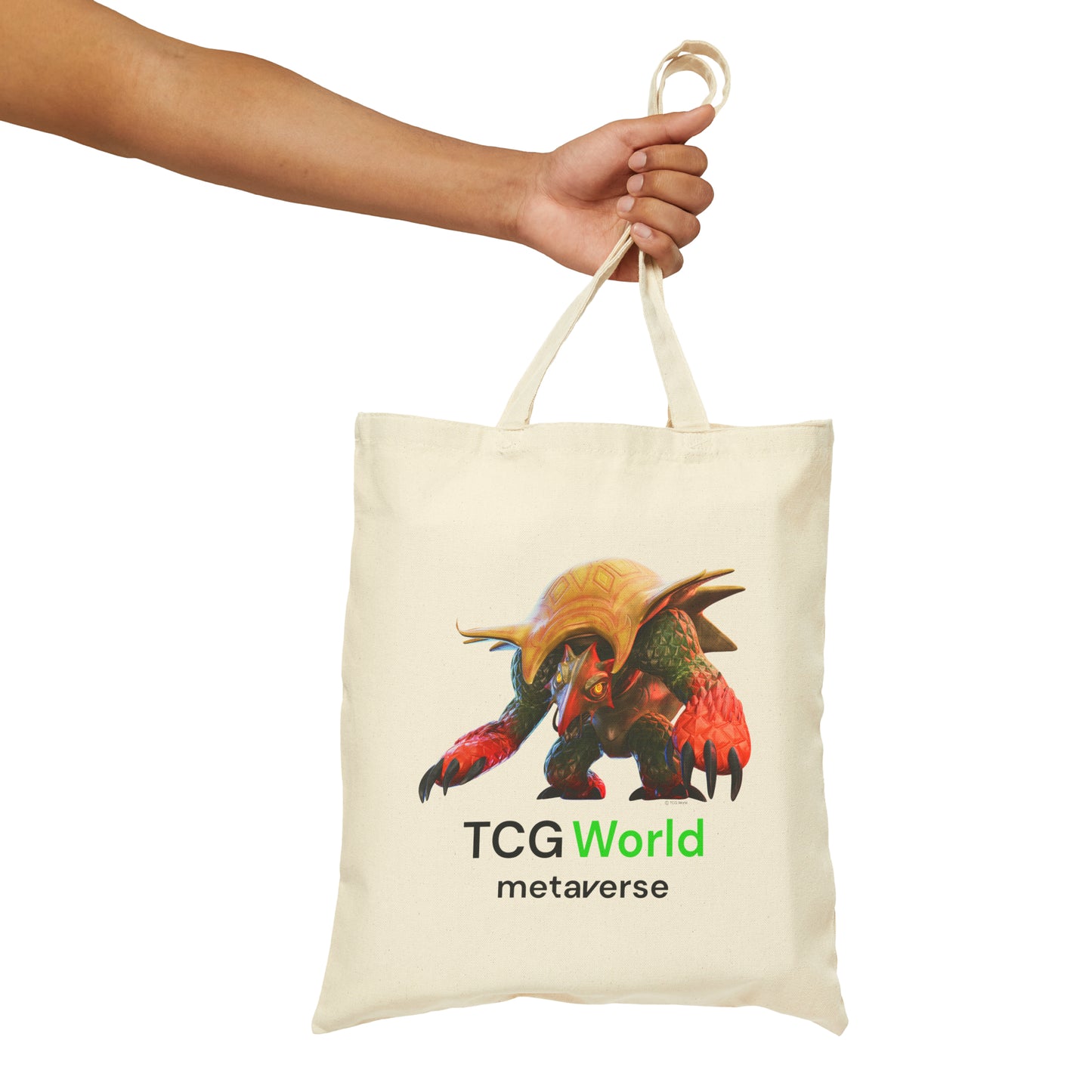 Turtank - TCG World Metaverse Sprite Canvas Tote Bag