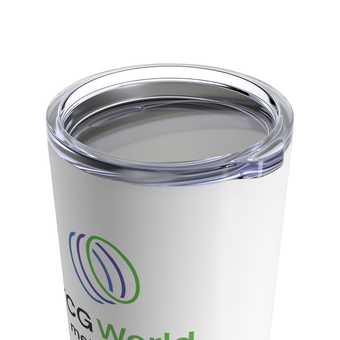 TCG World Drink Tumbler, 20oz White