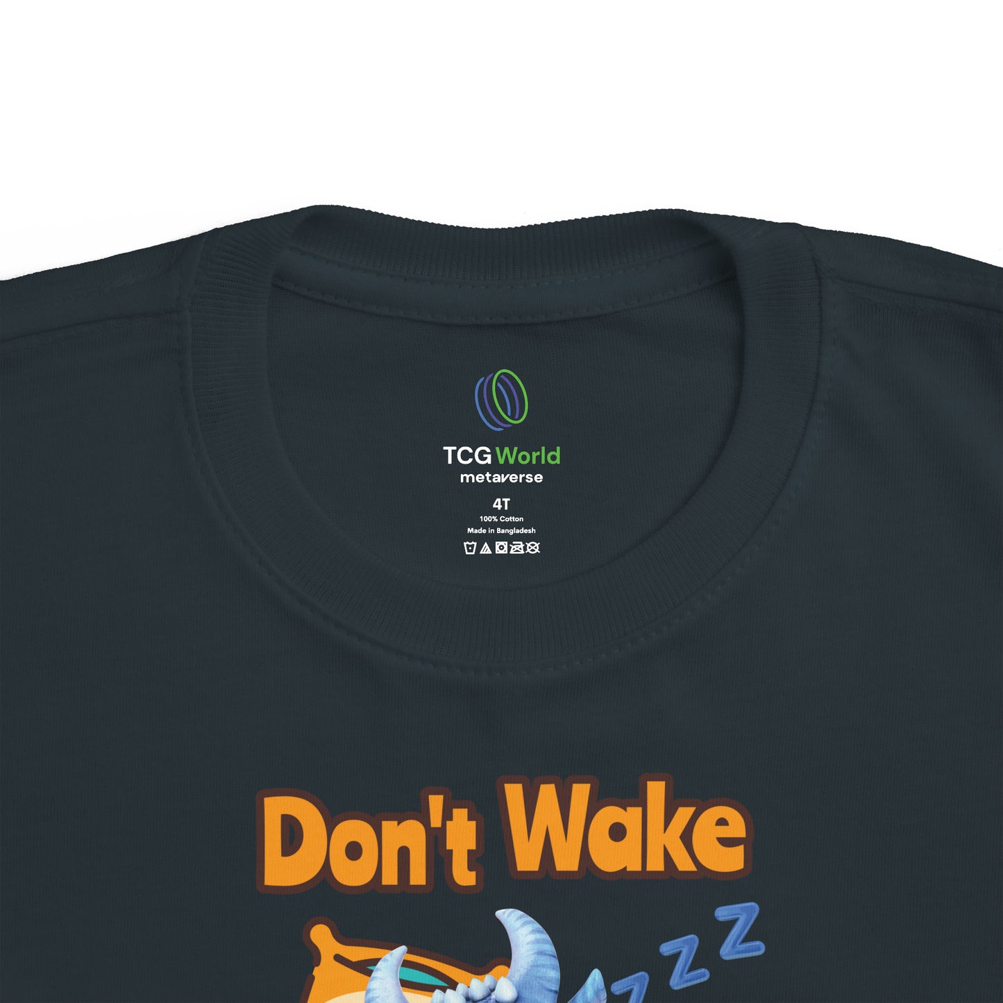 Boreas Don't Wake A Sleeping Dragon Toddler's Fine Jersey Tee Shirt