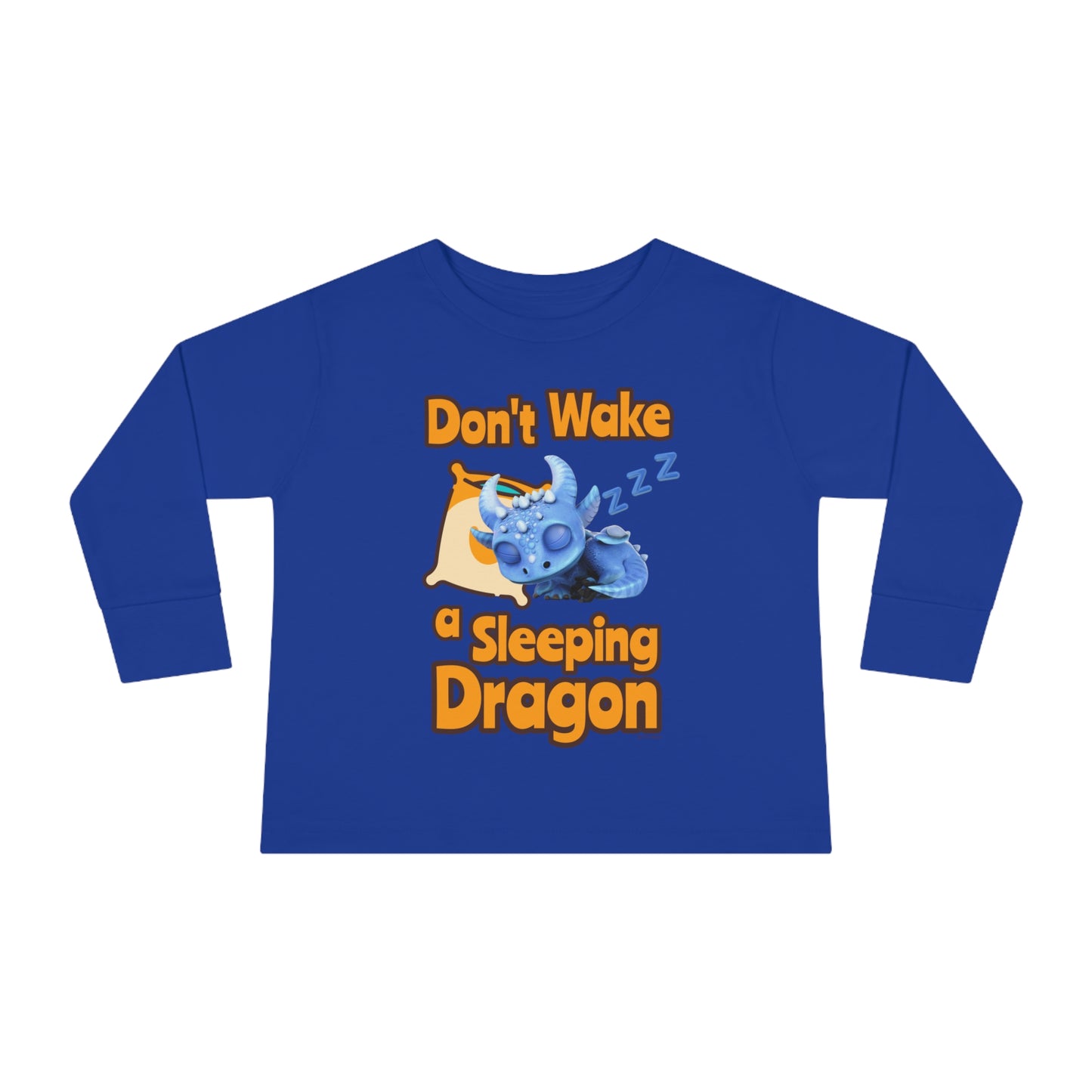 Boreas Don't Wake A Sleeping Dragon Toddler Long Sleeve Shirt