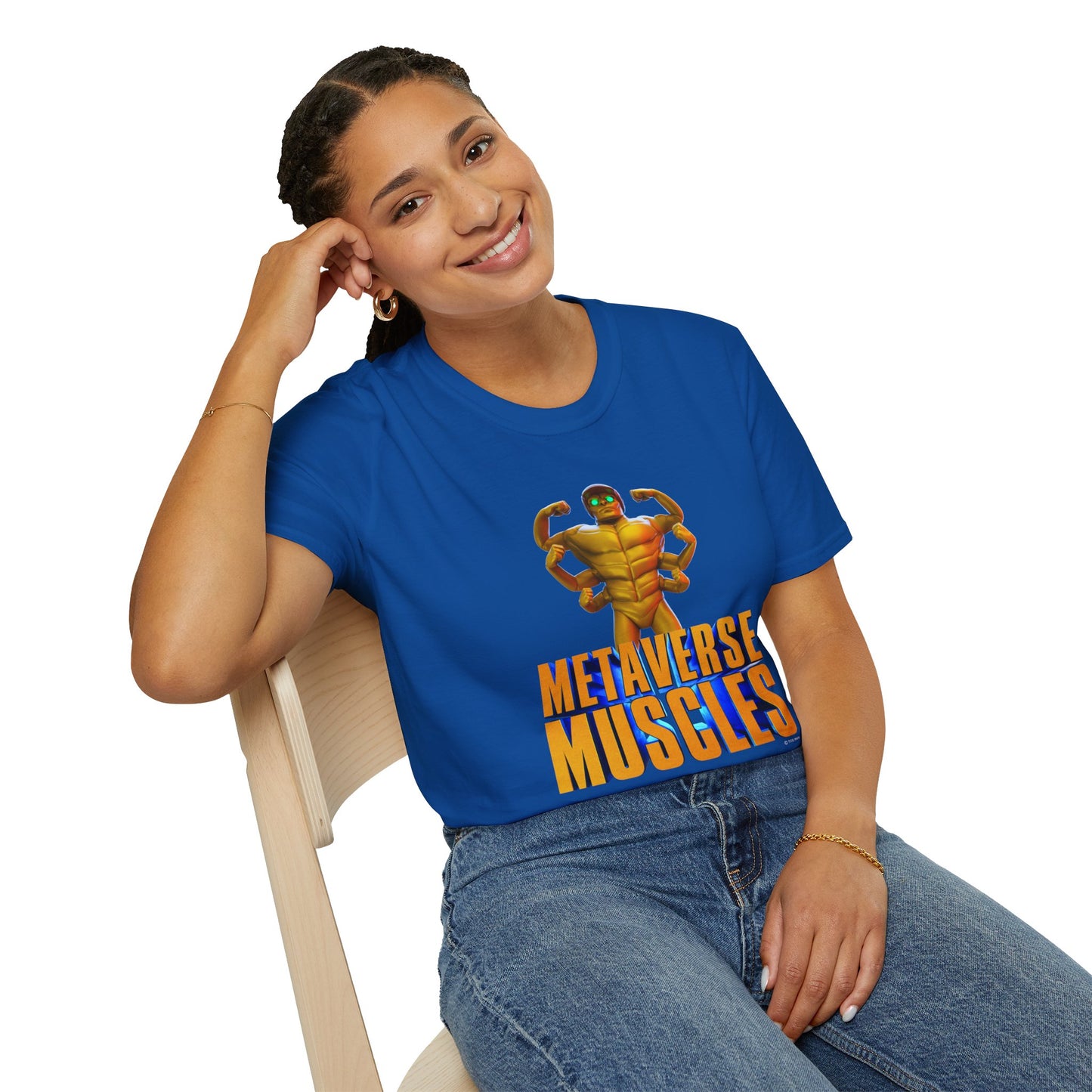 Helmix Metaverse Muscles - TCG World Metaverse Unisex Adult Softstyle T-Shirt