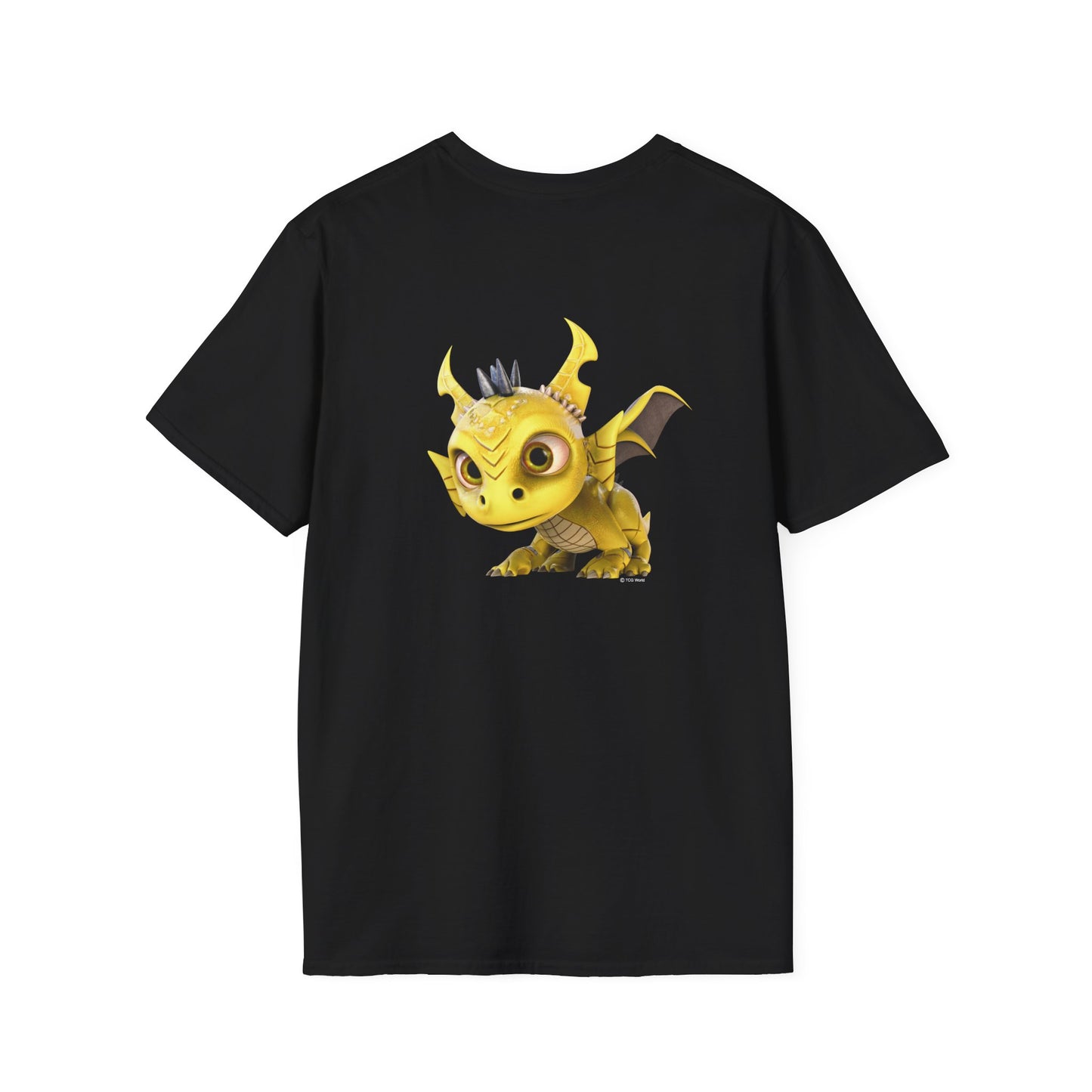 Black Tee - Phaedra - Unisex Adult Softstyle T-Shirt