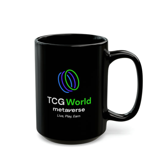 TCG World Metaverse Black Coffee Mug