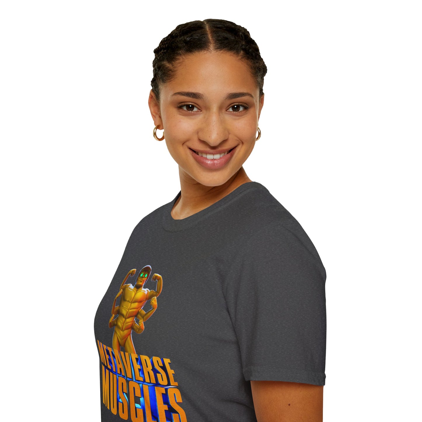 Helmix Metaverse Muscles - TCG World Metaverse Unisex Adult Softstyle T-Shirt