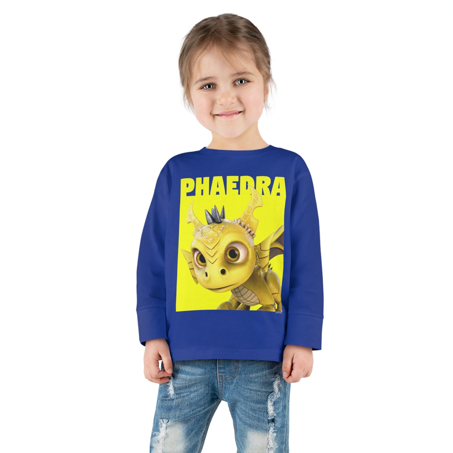 Phaedra Color Block Toddler Long Sleeve Shirt
