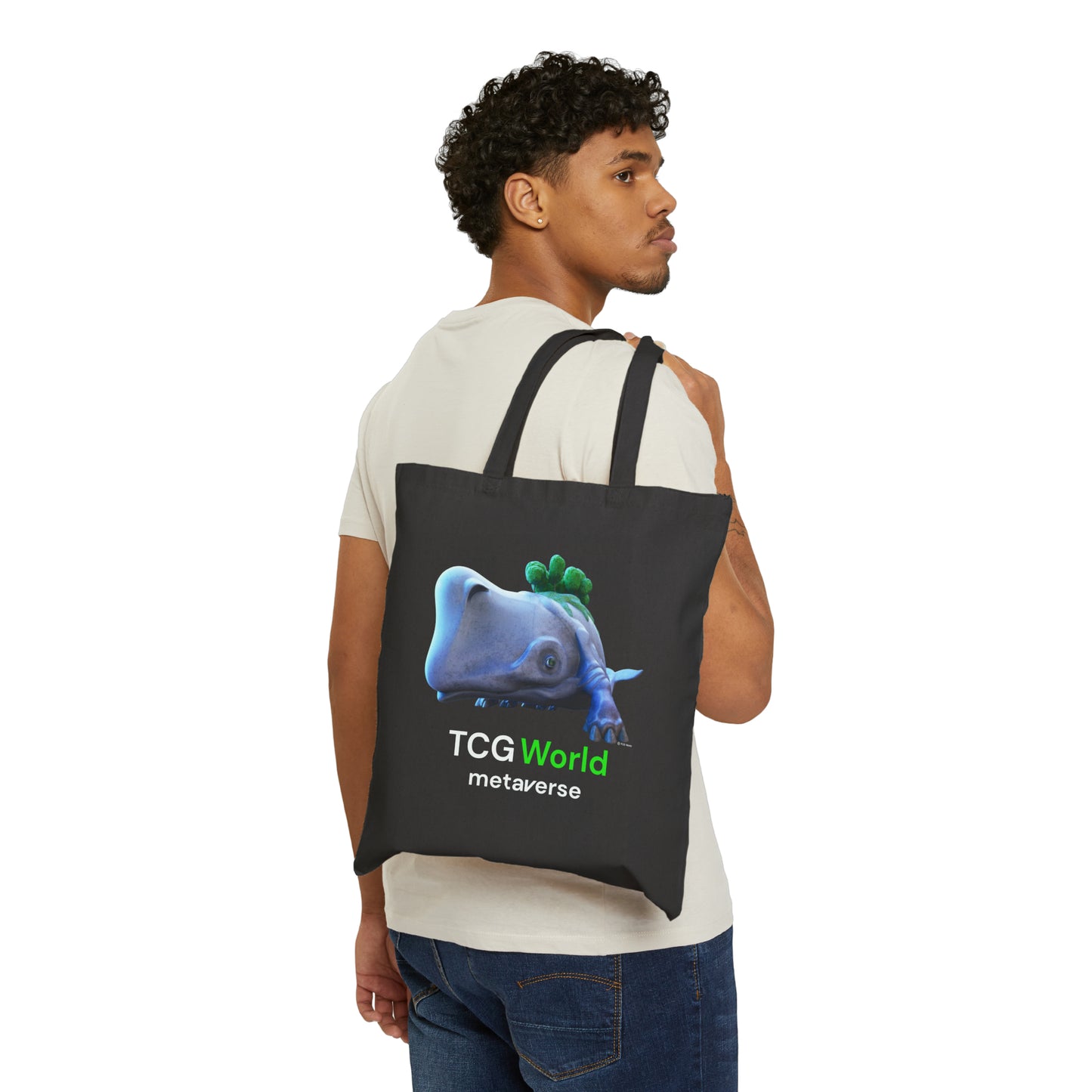 Whaland - TCG World Metaverse Sprite Canvas Tote Bag