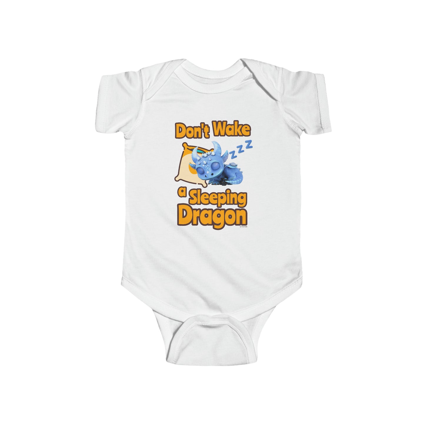 Boreas Don't Wake A Sleeping Dragon - Infant Fine Jersey Bodysuit