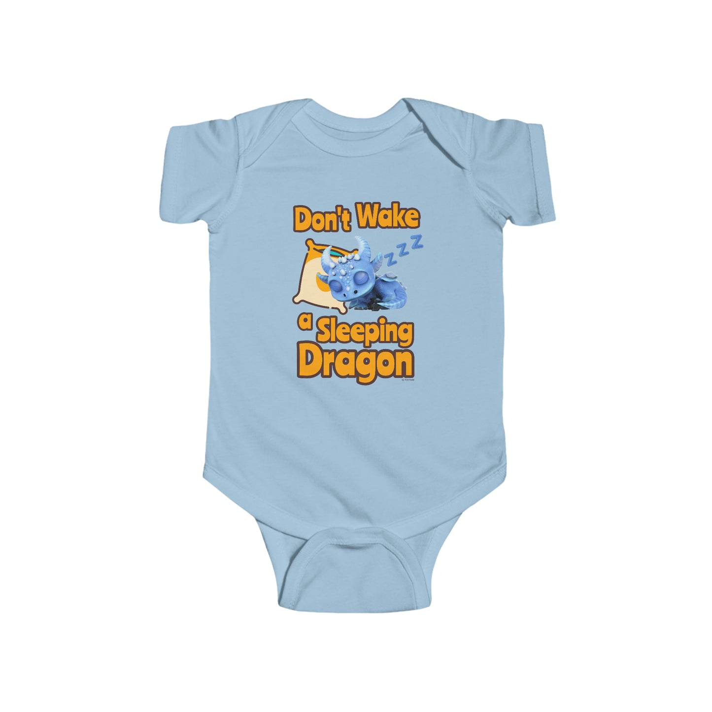 Boreas Don't Wake A Sleeping Dragon - Infant Fine Jersey Bodysuit