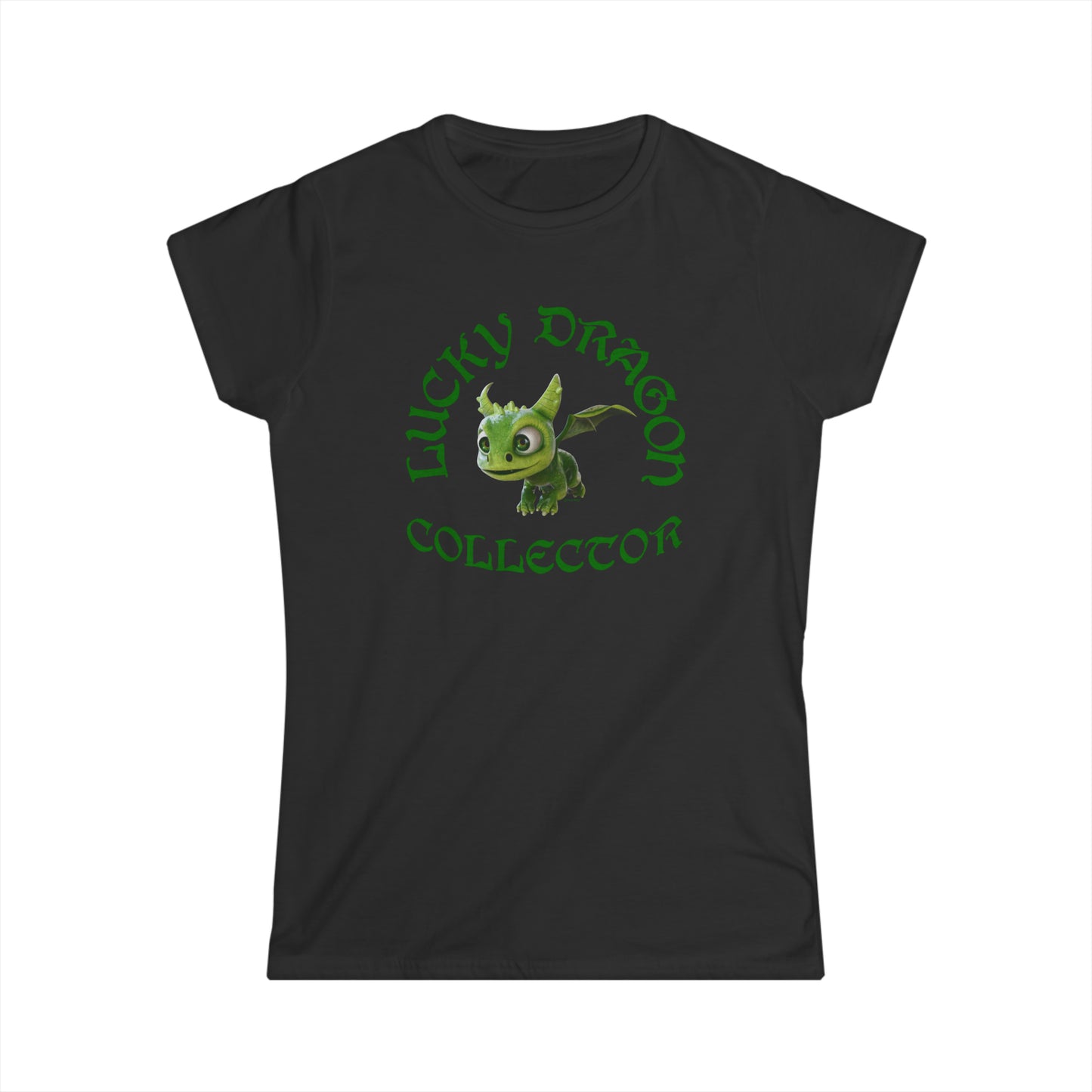 Lucky Dragon Collector Gaia Saint Patrick's Day - Women's Softstyle Tee T-Shirt