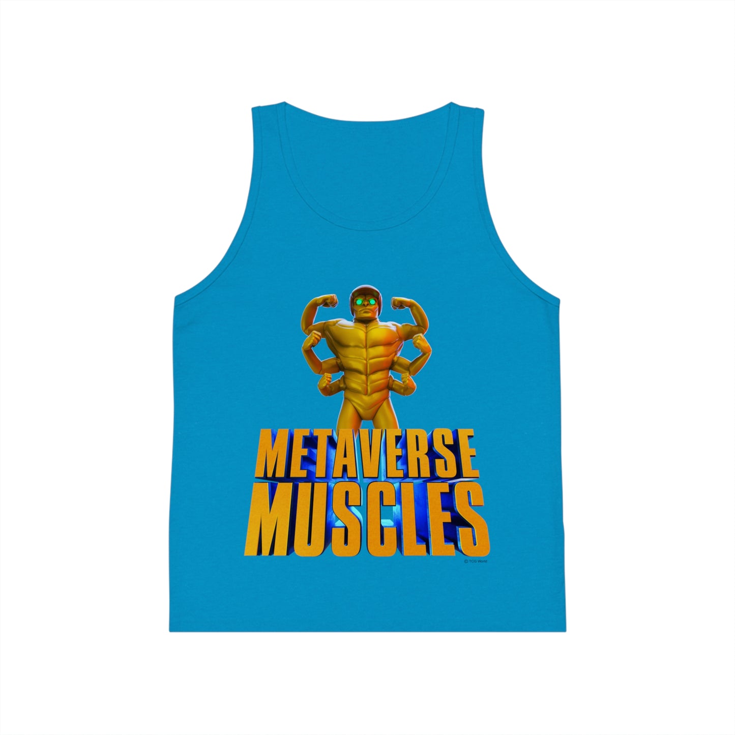 Helmix Metaverse Muscles - TCG World Metaverse Kid's Jersey Tank Top Shirt