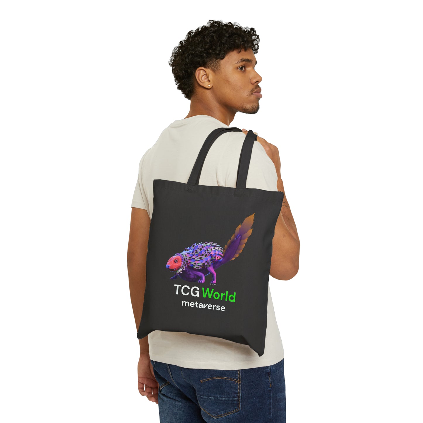 Peaquil - TCG World Metaverse Sprite Canvas Tote Bag