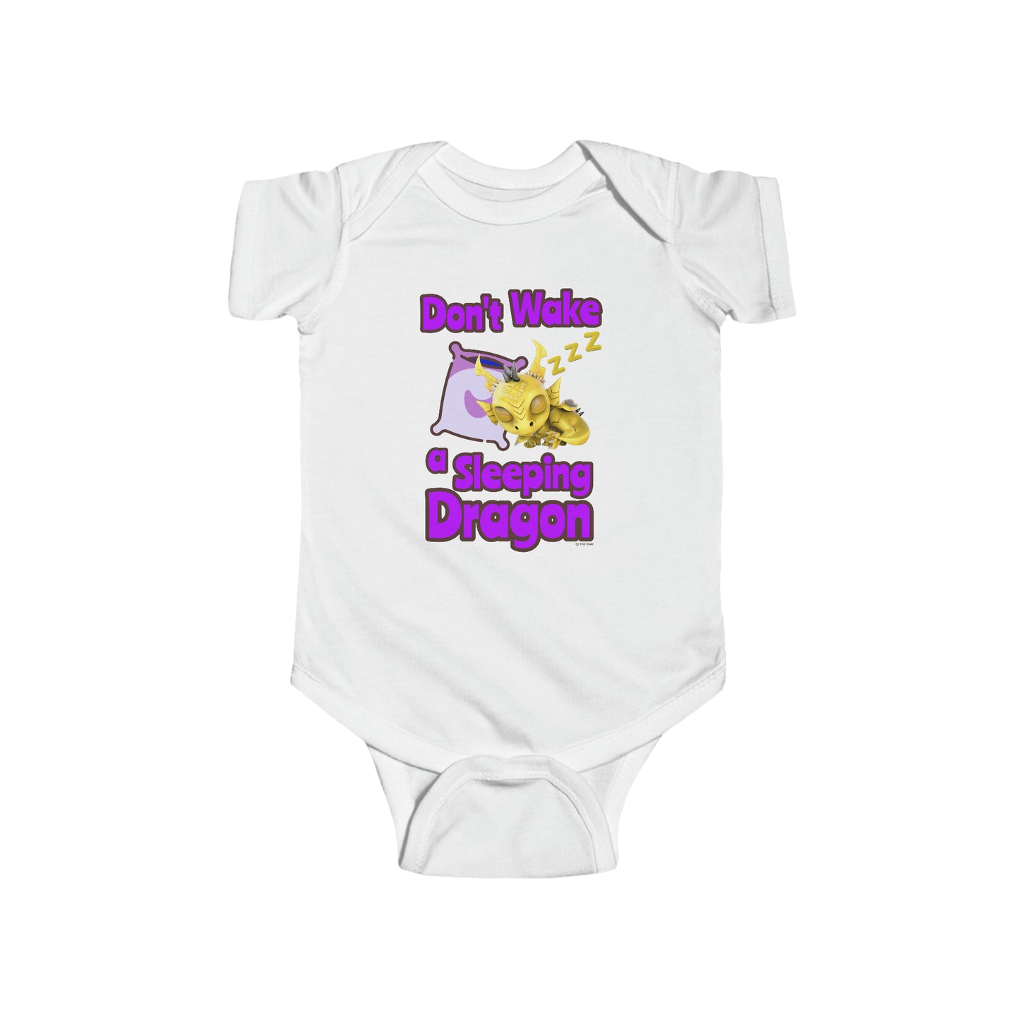 Phaedra Don't Wake A Sleeping Dragon - Infant Fine Jersey Bodysuit
