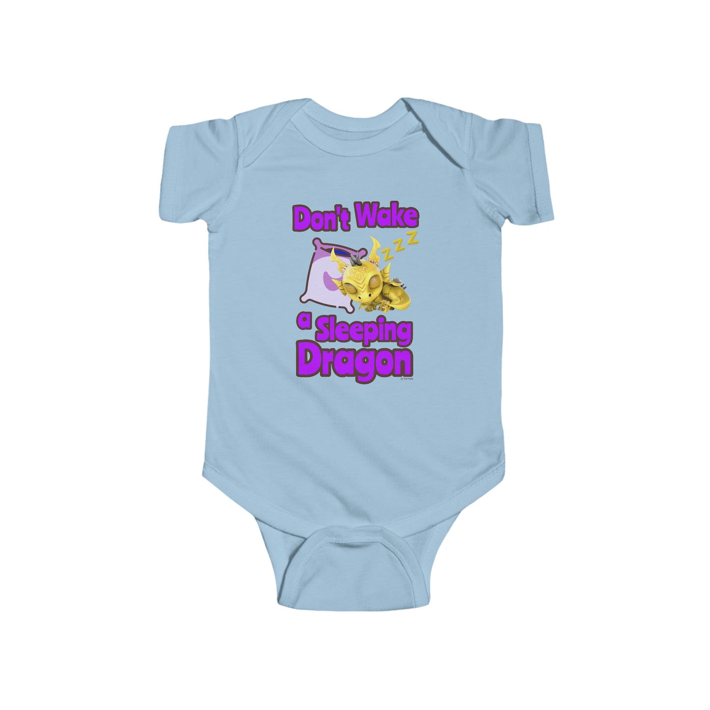 Phaedra Don't Wake A Sleeping Dragon - Infant Fine Jersey Bodysuit