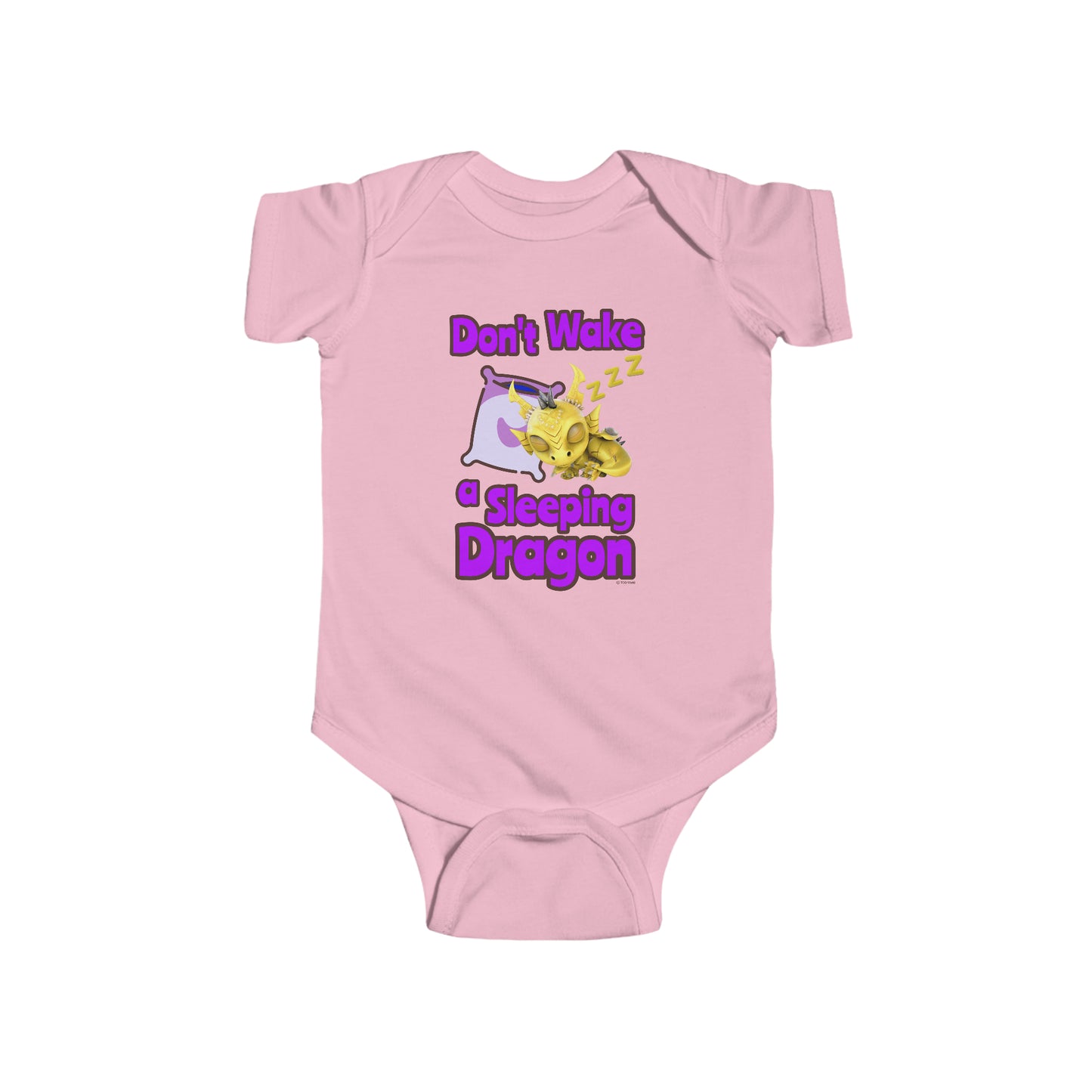 Phaedra Don't Wake A Sleeping Dragon - Infant Fine Jersey Bodysuit
