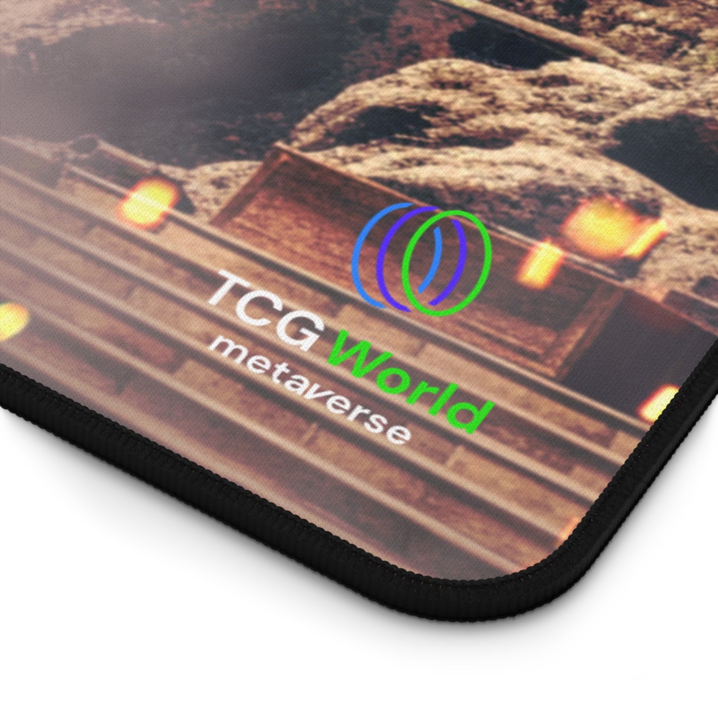 Lava Sprite Fight Desk Mat