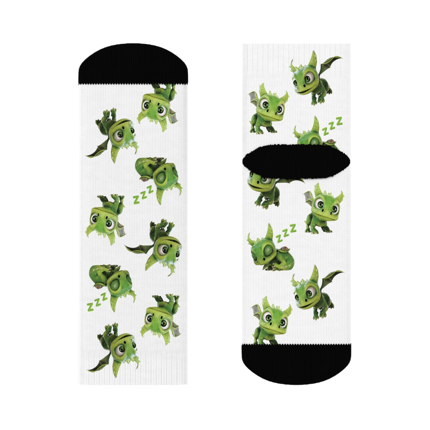 Gaia Sleeping Crew Socks - Adult