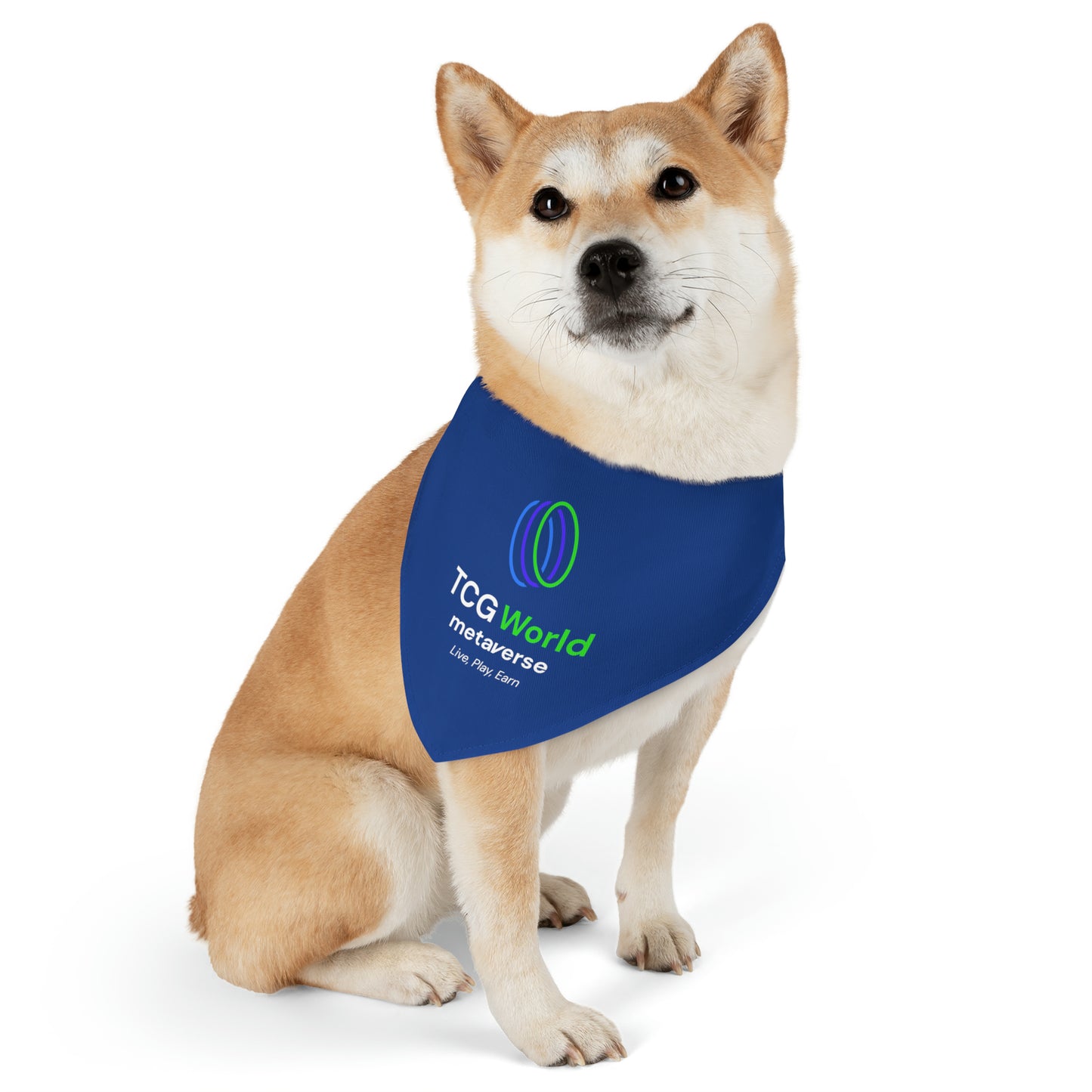 TCG World Metaverse Pet Gear - Pet Bandana Collar (Blue)