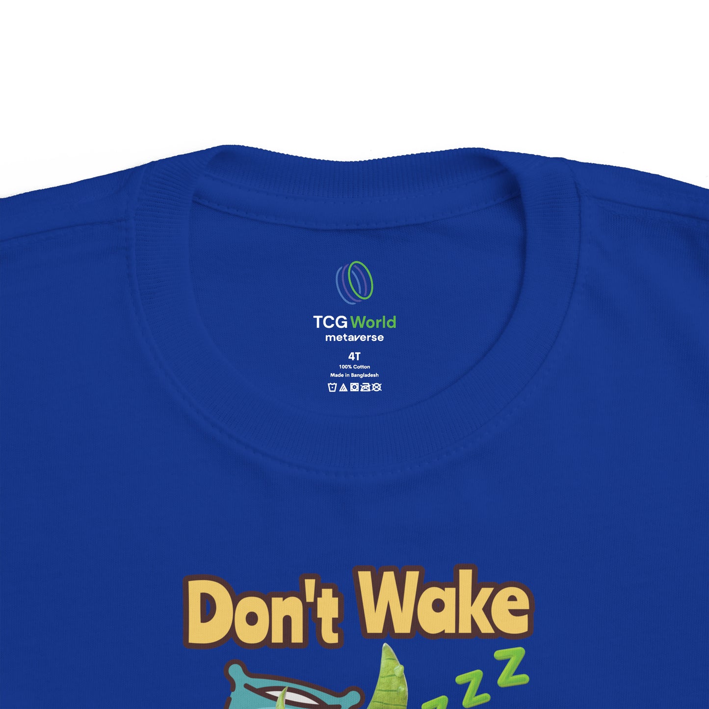 Gaia Don't Wake A Sleeping Dragon Toddler's Fine Jersey Tee Shirt