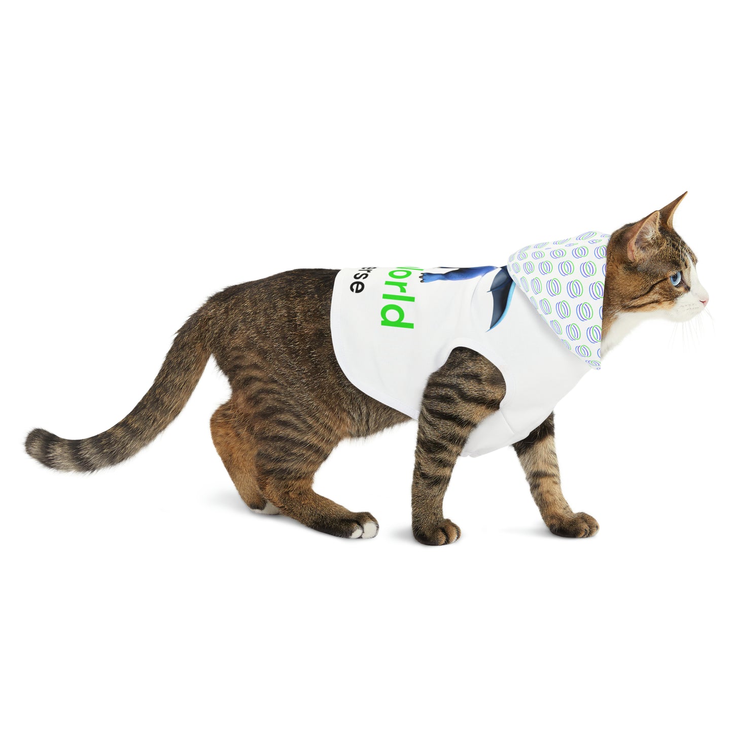 TCG World Metaverse Pet Gear - Boreas Pet Hoodie for Cats or Dogs (White)