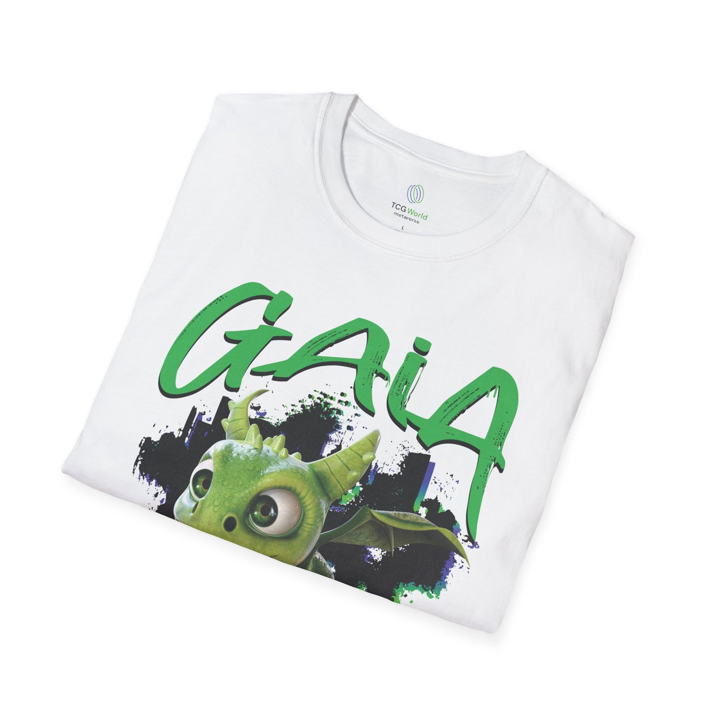 Gaia The Grand - Paint Splatter Unisex Adult Softstyle T-Shirt