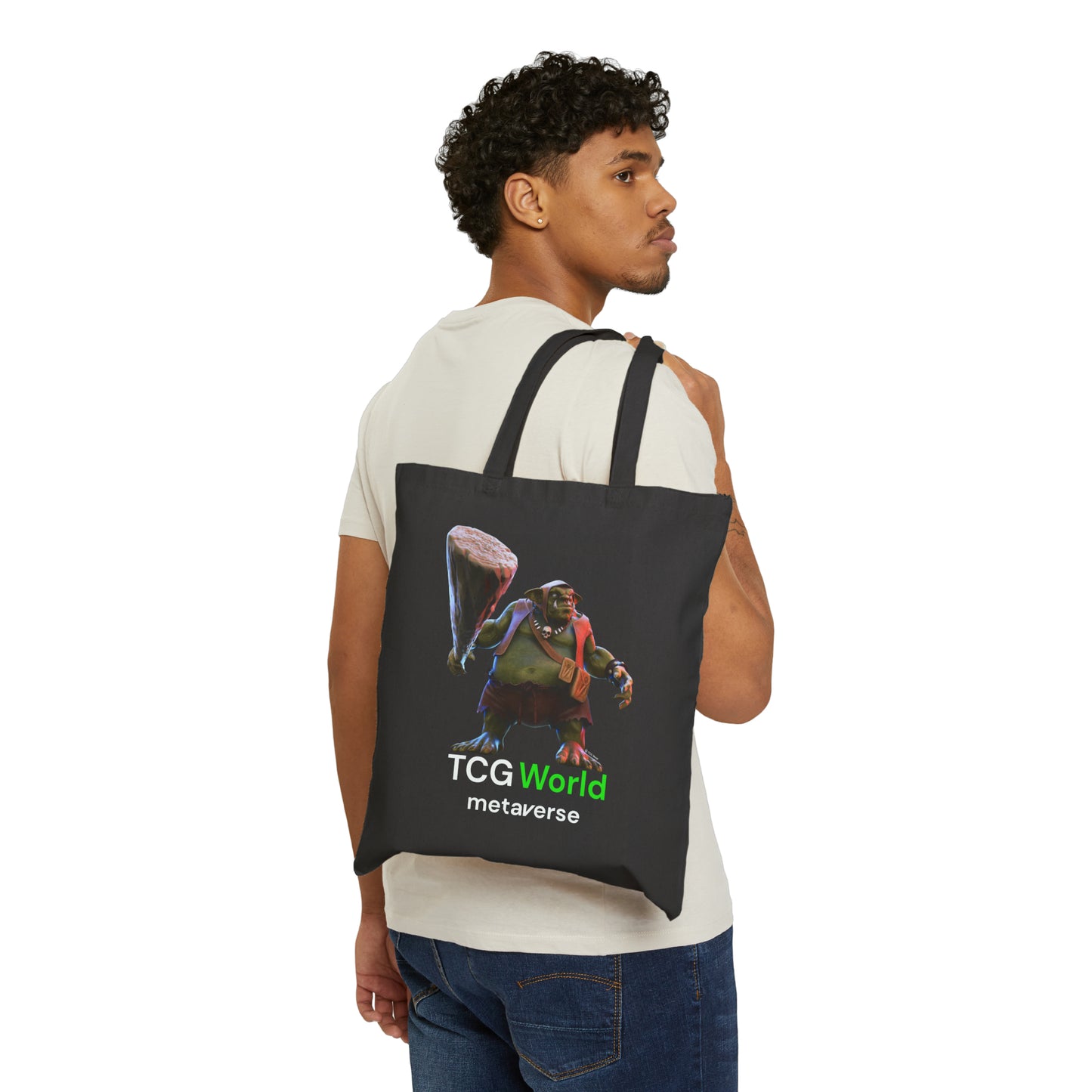 Ogrumm - TCG World Metaverse Sprite Canvas Tote Bag