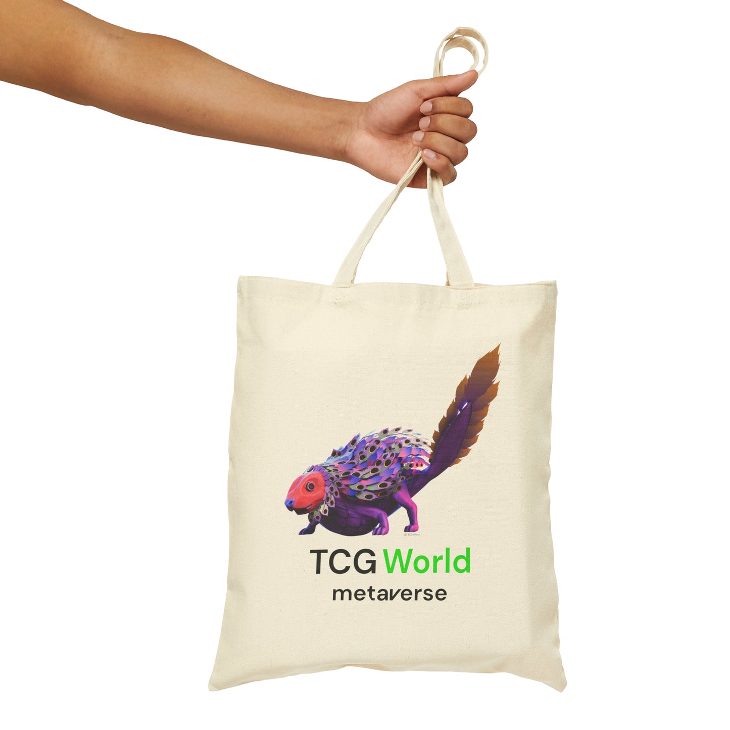Peaquil - TCG World Metaverse Sprite Canvas Tote Bag