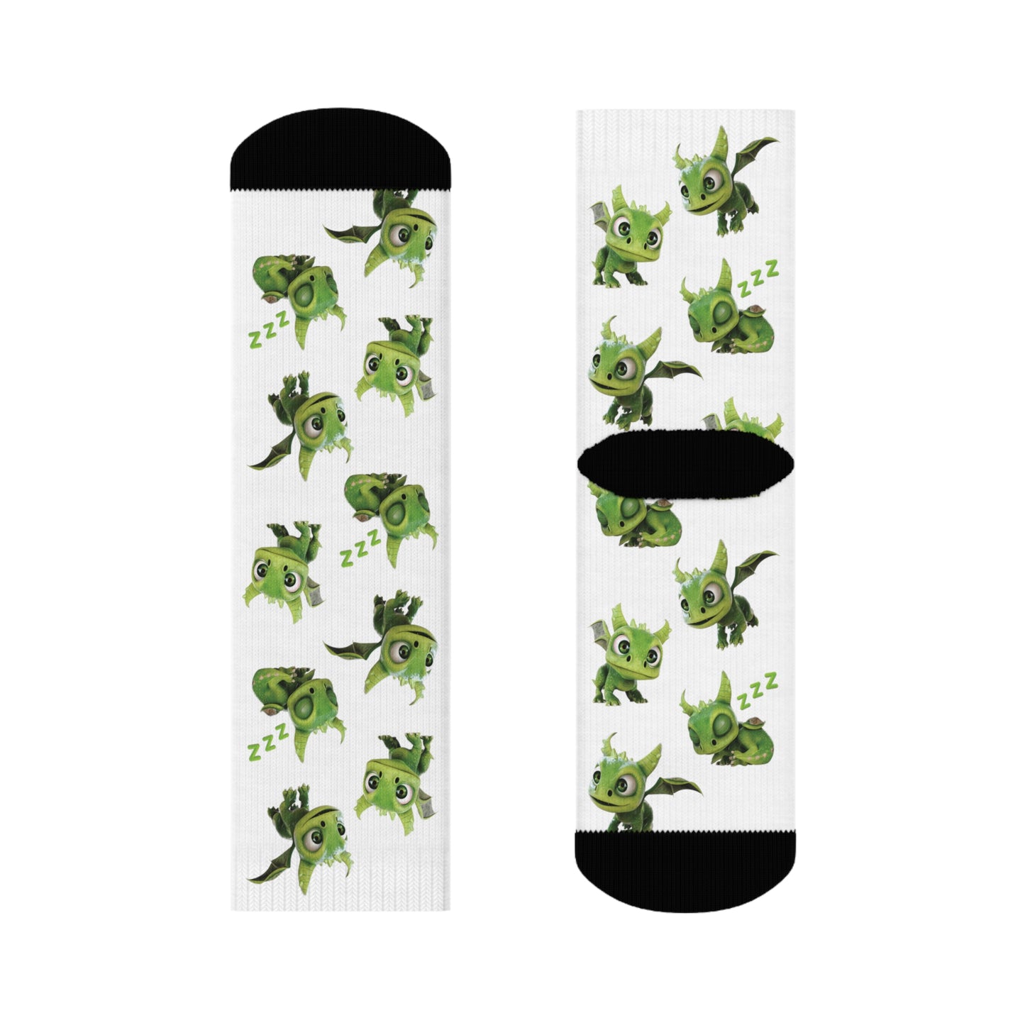 Gaia Sleeping Crew Socks - Adult