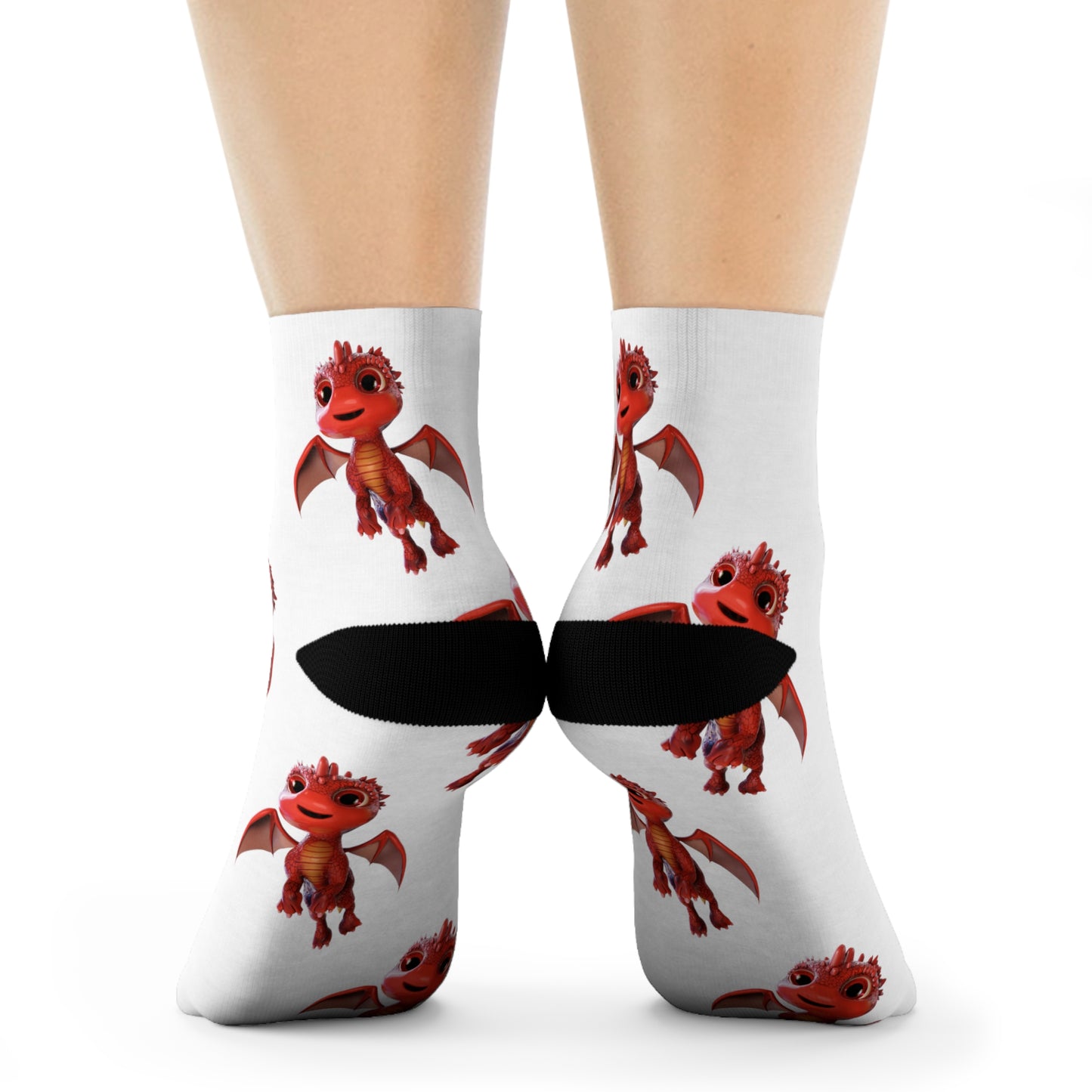 Flying Aifos Crew Socks - Adult (White)