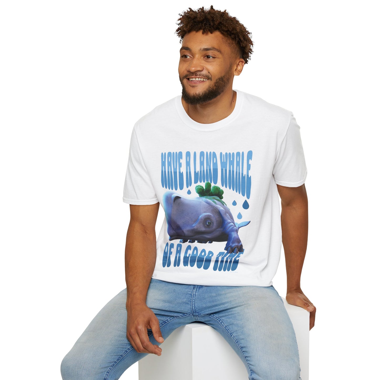 Whaland - Have A Land Whale of a Good Time Unisex Adult Softstyle T-Shirt