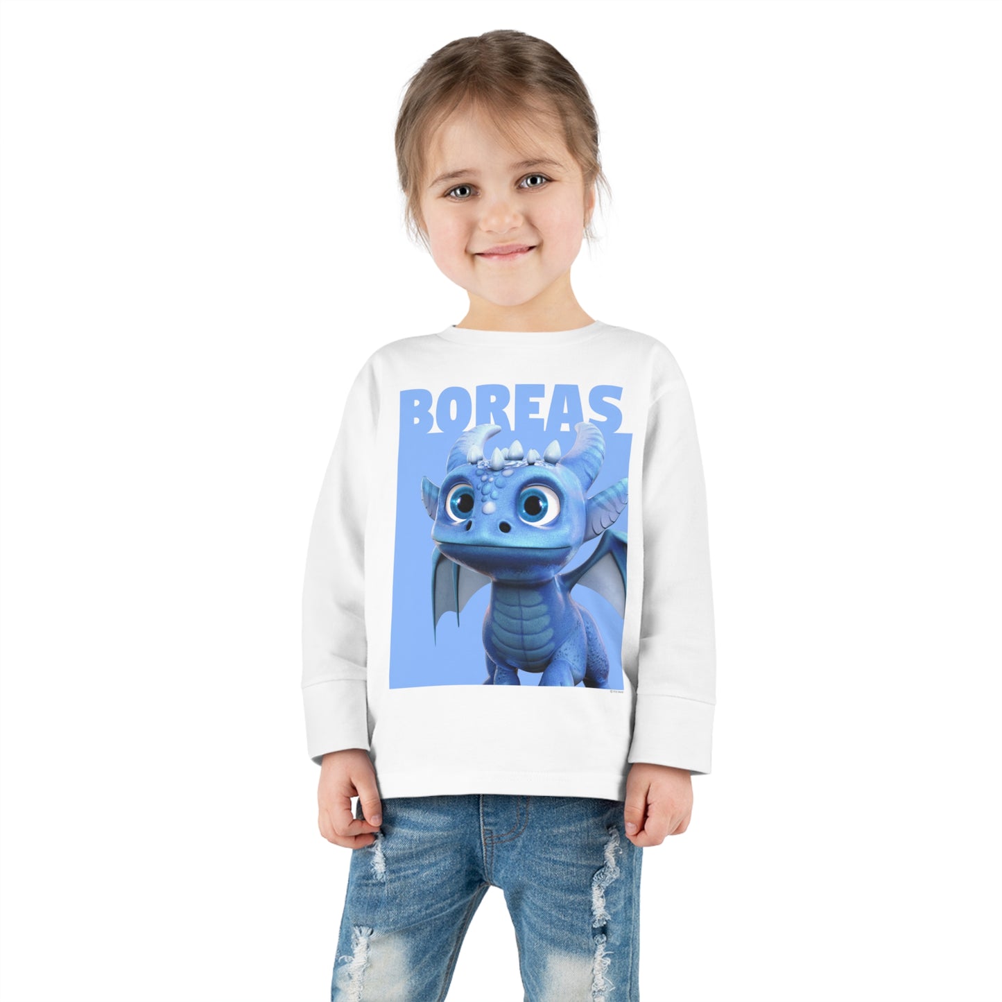 Boreas Color Block Toddler Long Sleeve Shirt