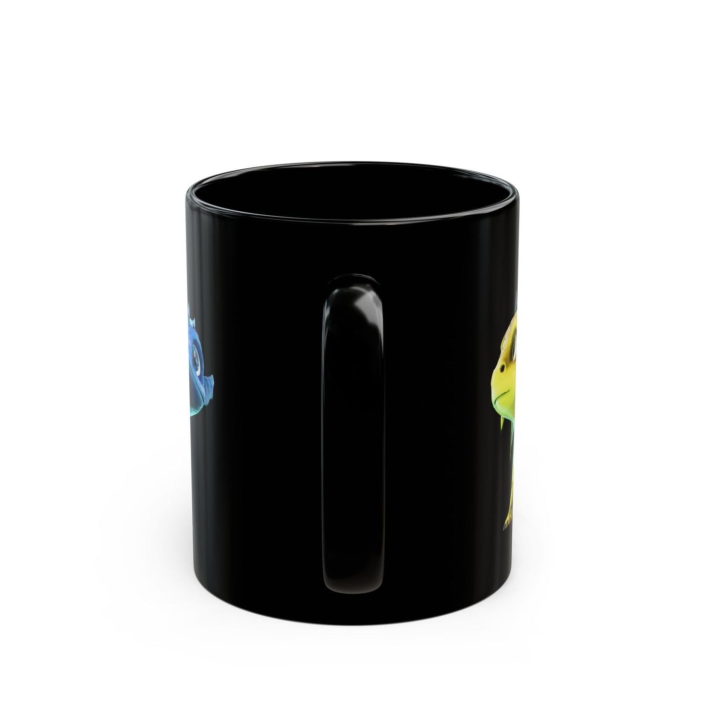 Baby Dragons - Coffee Mug, Black