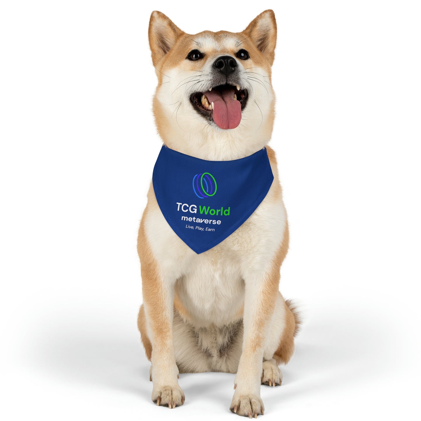 TCG World Metaverse Pet Gear - Pet Bandana Collar (Blue)