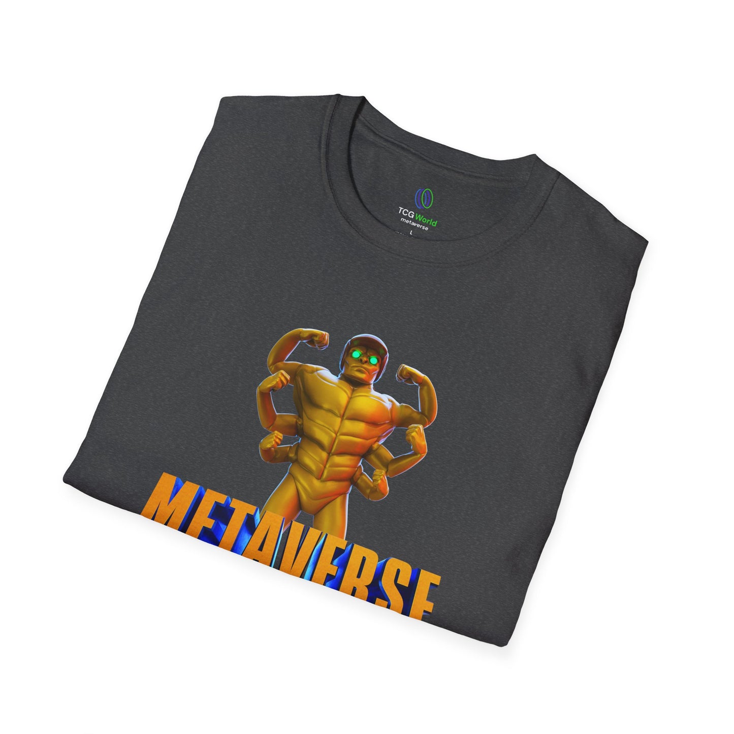 Helmix Metaverse Muscles - TCG World Metaverse Unisex Adult Softstyle T-Shirt