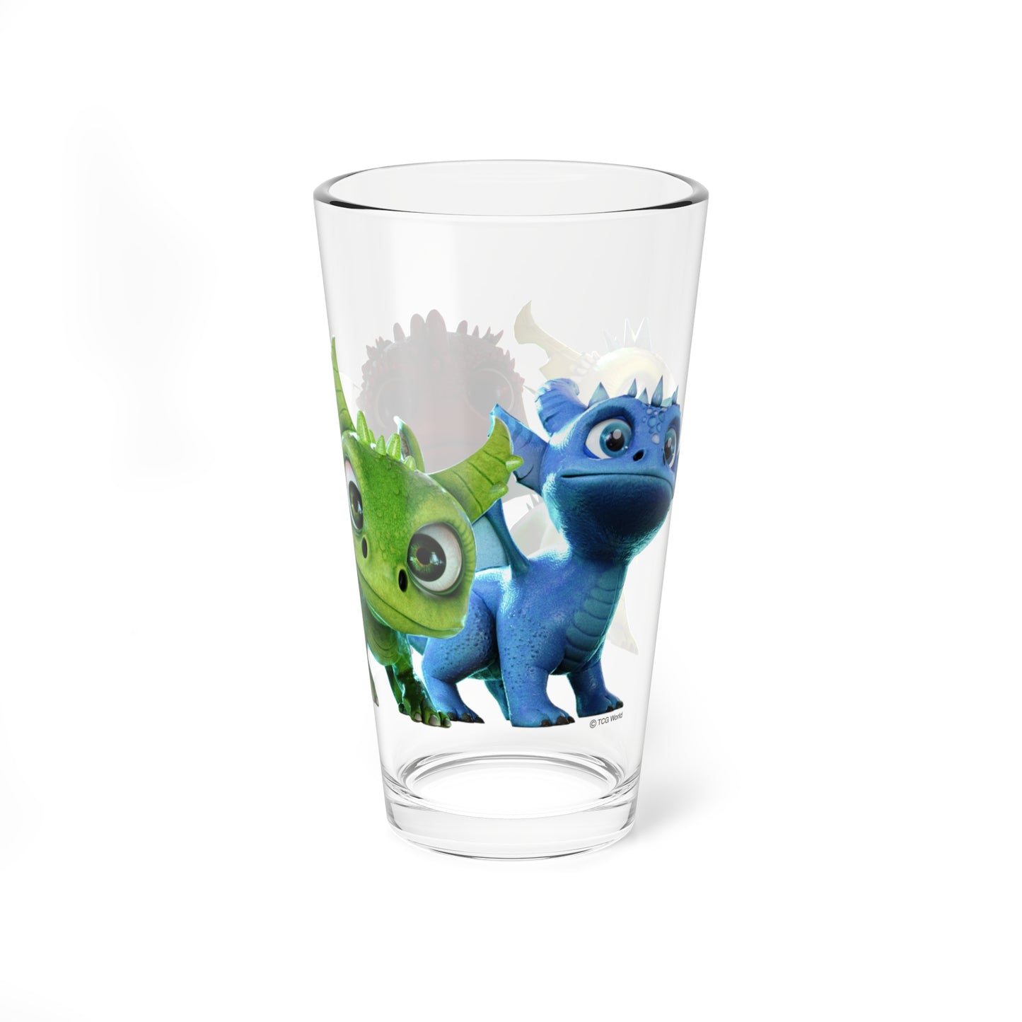 Baby Dragons Wrap-Around - TCG World Metaverse Tall Serving Glass, 16oz