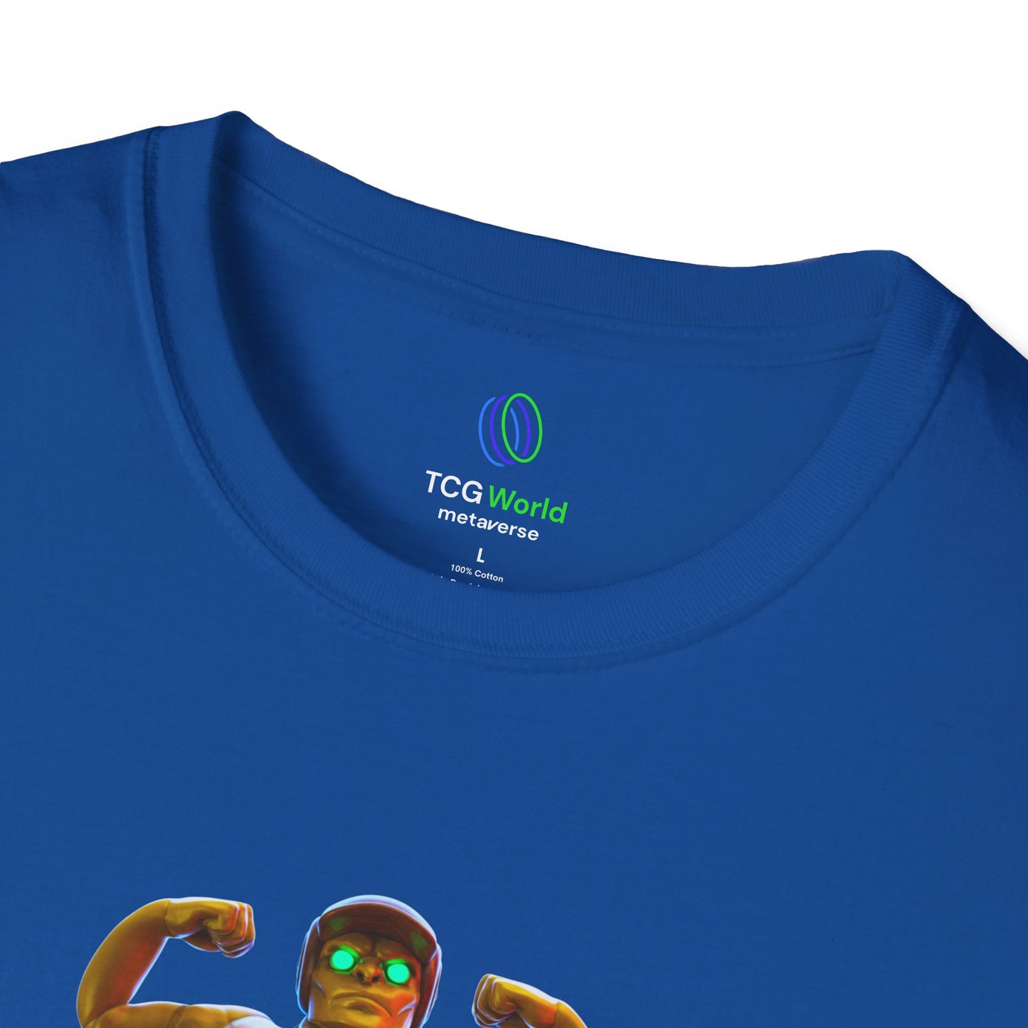 Helmix Metaverse Muscles - TCG World Metaverse Unisex Adult Softstyle T-Shirt