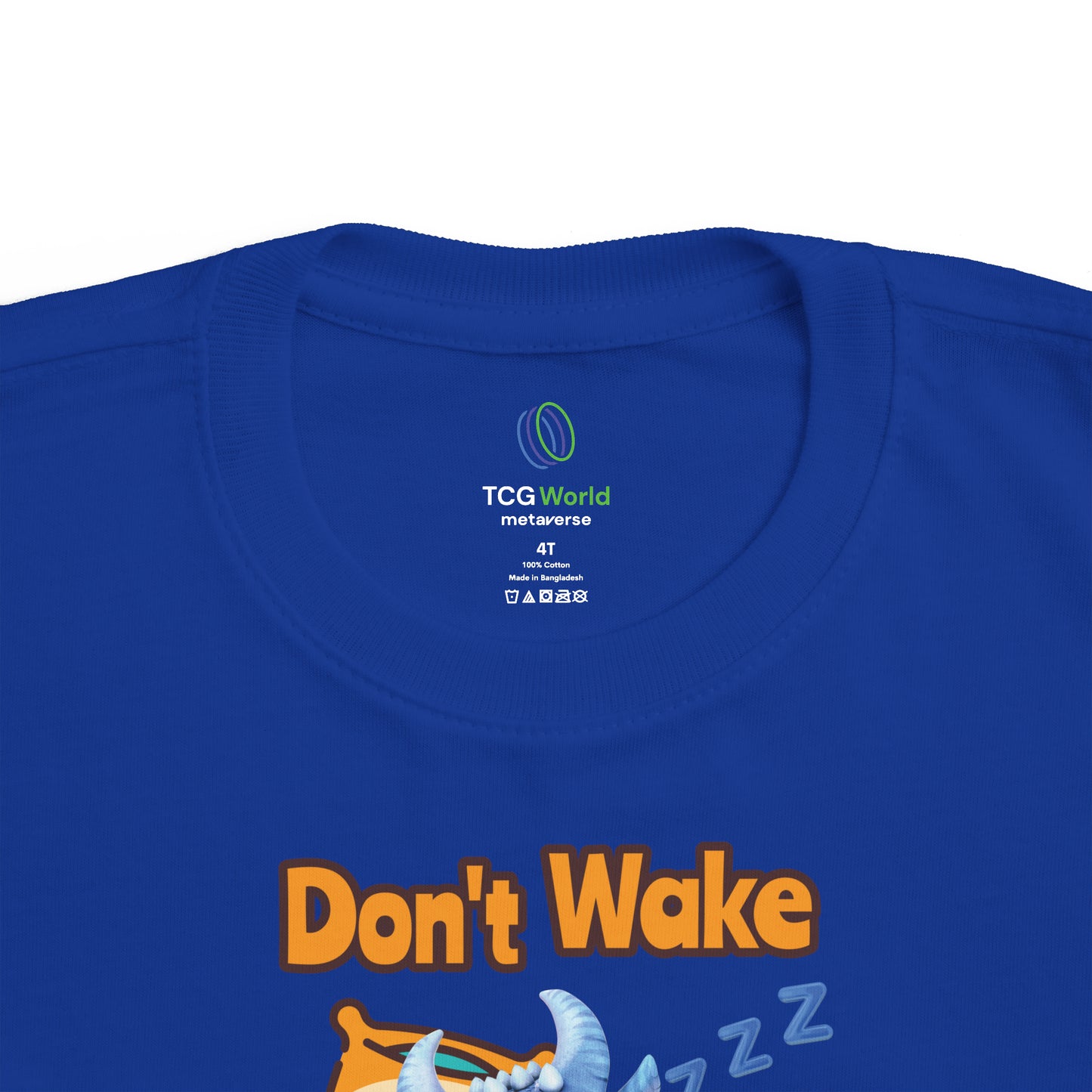 Boreas Don't Wake A Sleeping Dragon Toddler's Fine Jersey Tee Shirt