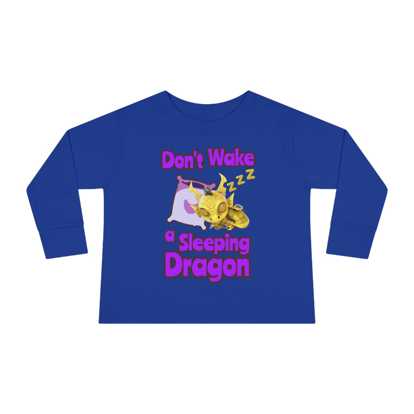 Phaedra Don't Wake A Sleeping Dragon Toddler Long Sleeve Shirt