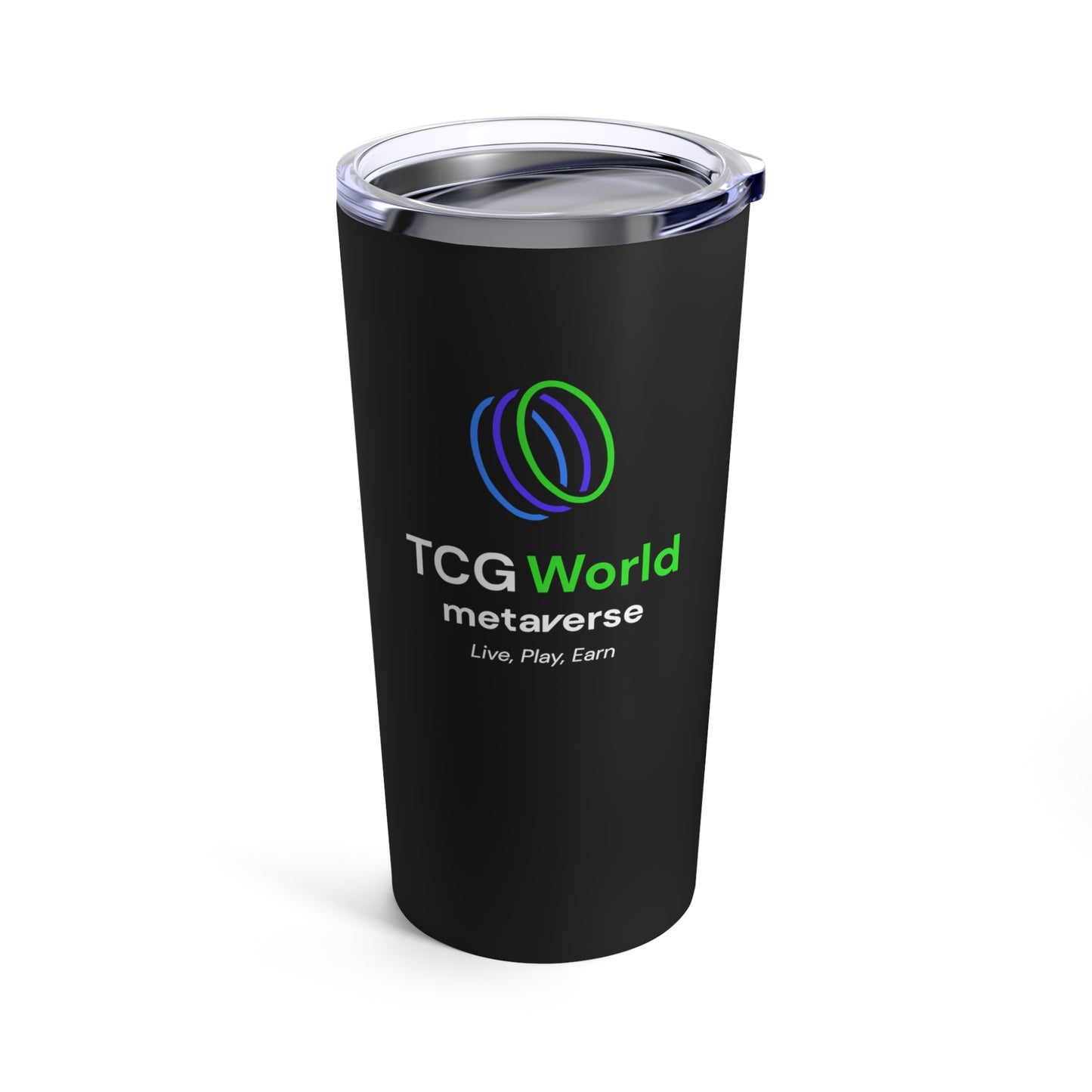 TCG World Drink Tumbler, 20oz Black