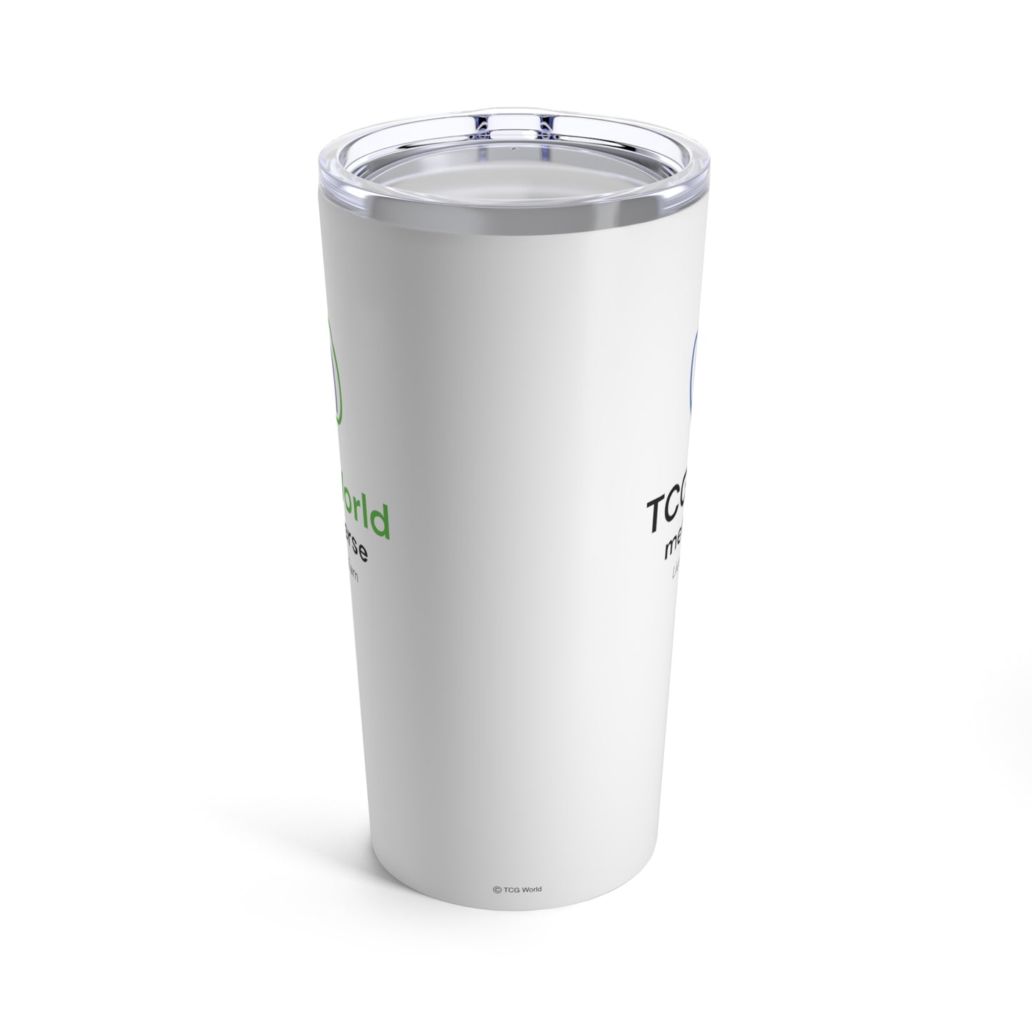 TCG World Drink Tumbler, 20oz White
