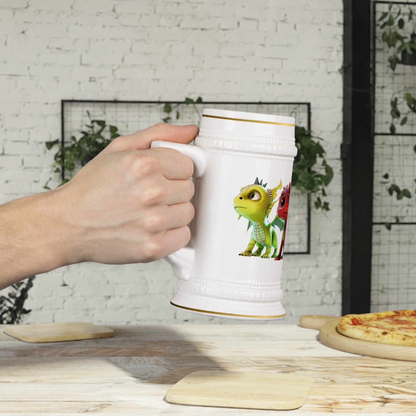 Baby Dragons Beer Stein Mug